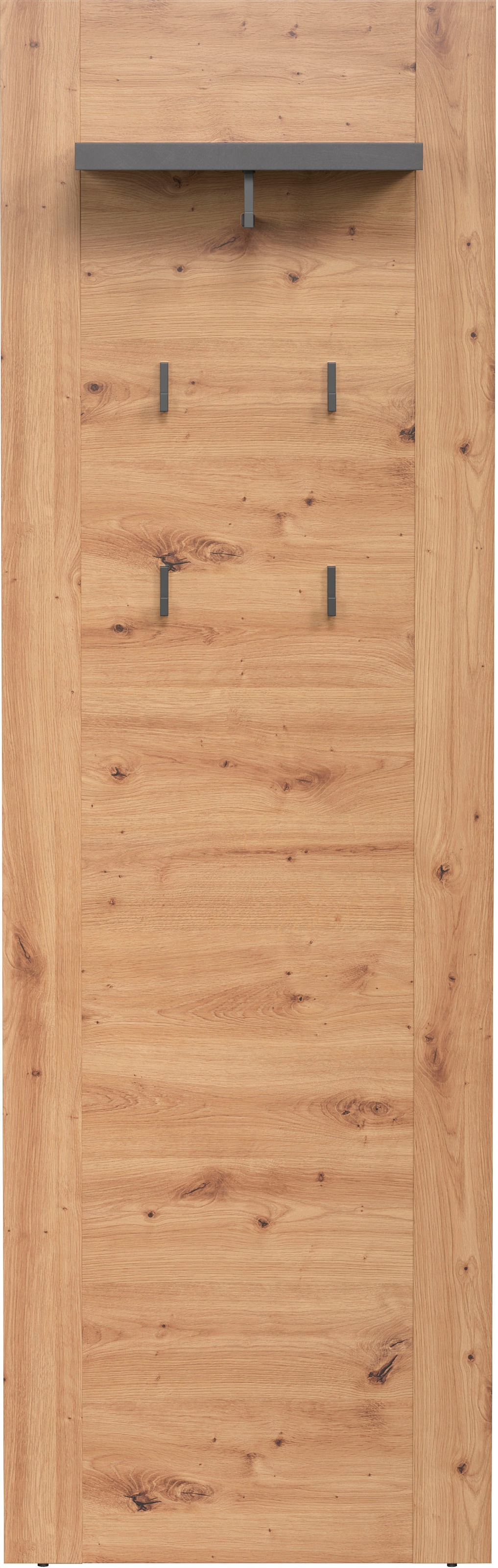 Home affaire Panneau de vestiaire »Ambres« Garderobenpaneel mit Ablage & Haken - (B/T/H) 62/26/199 cm