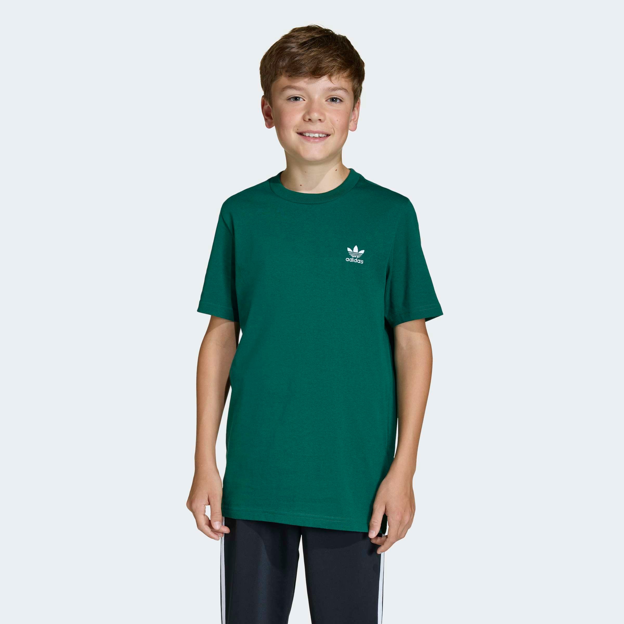 adidas Originals T-shirt »TEE« für Kinder und Teens, mit gerippten Details, mit Rundhalsausschnitt