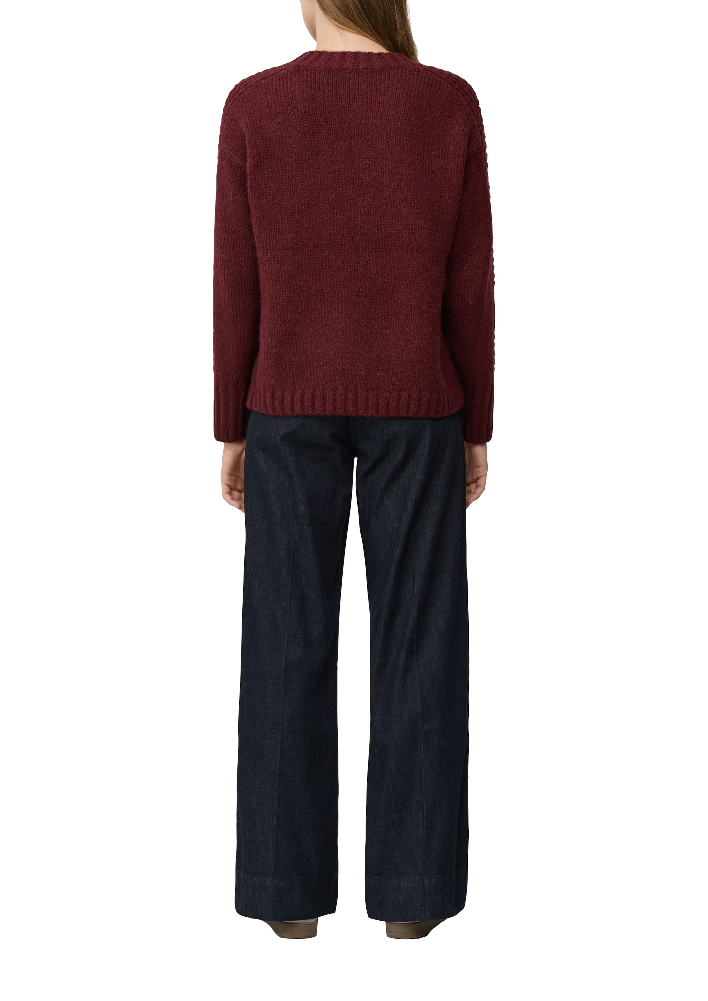 s.Oliver Strickpullover mit Rippbündchen