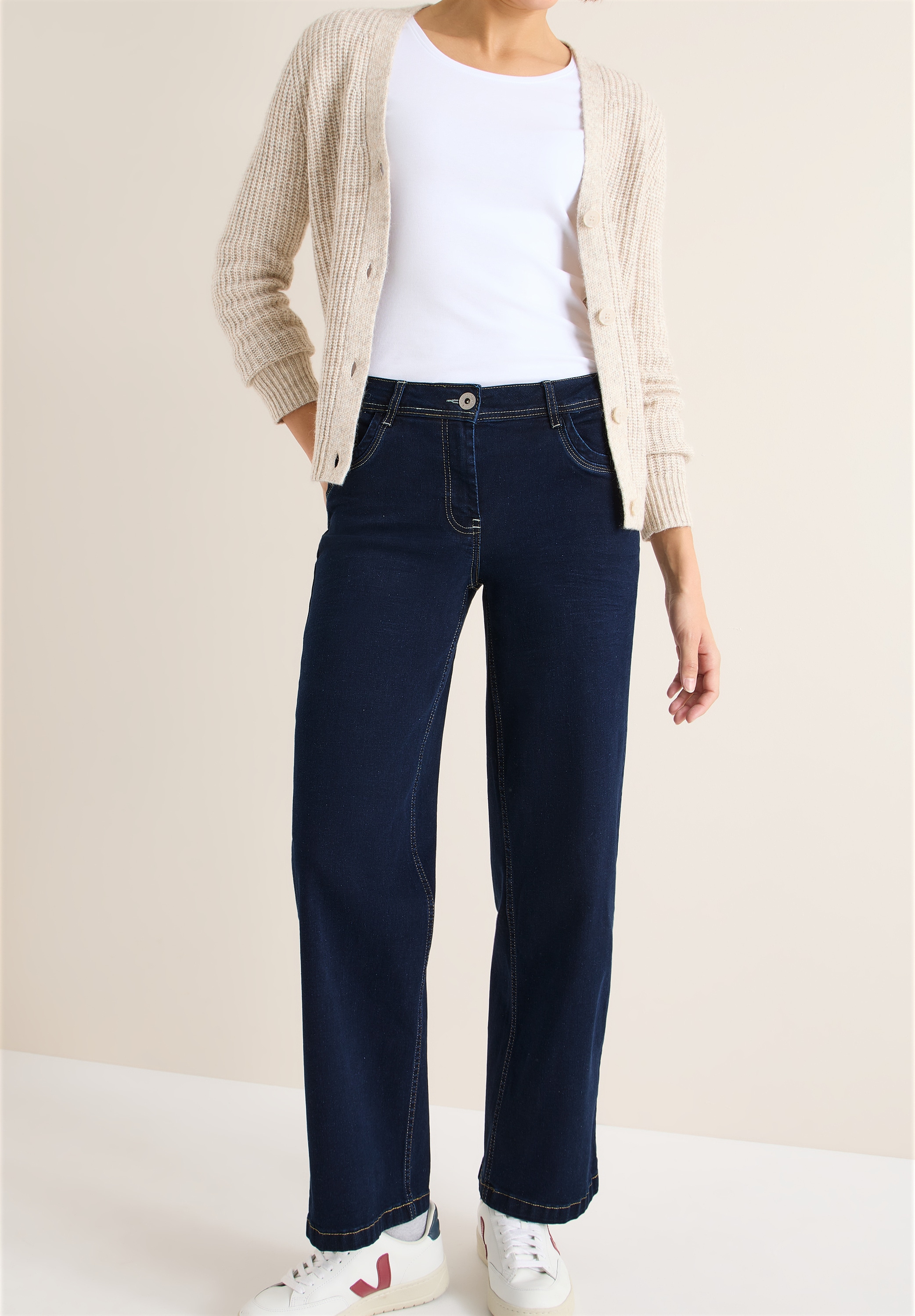 Cecil Jeans droit im Five-Pocket Style