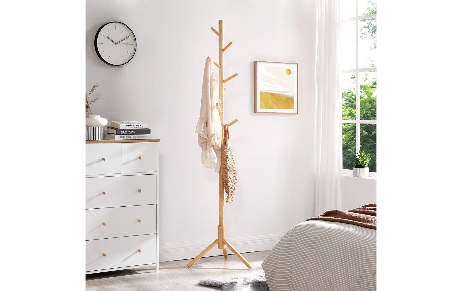 VASAGLE Garderobenständer »8 Haken Nature«