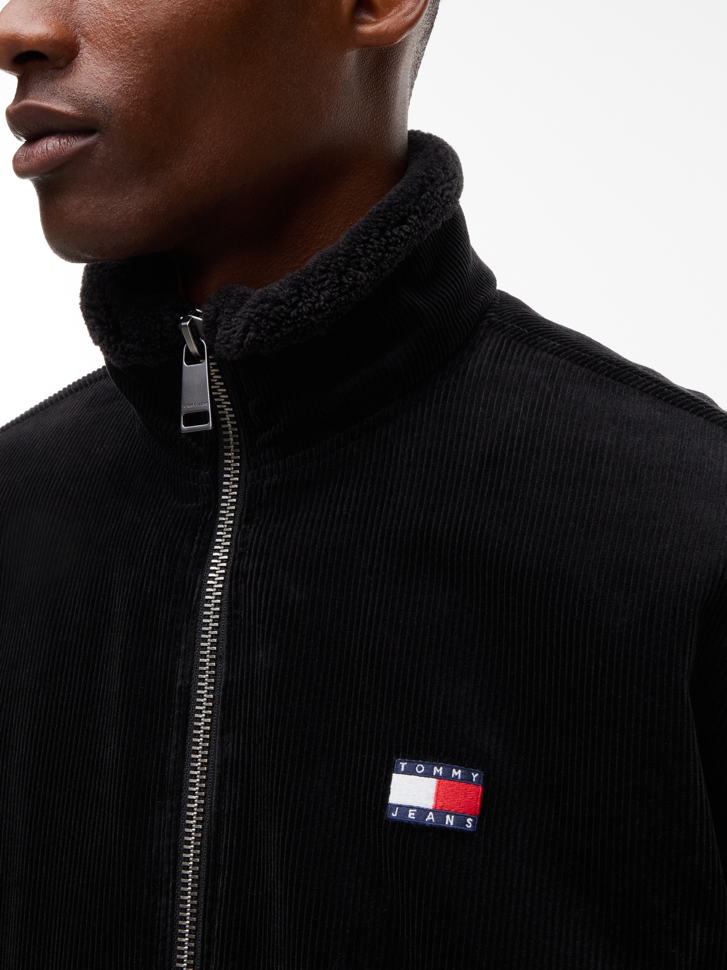 Tommy Jeans Veste en velours côtelé »TJM WASHED CORDUROY JACKET« gewaschene Optik, mit Fleece gefüttert