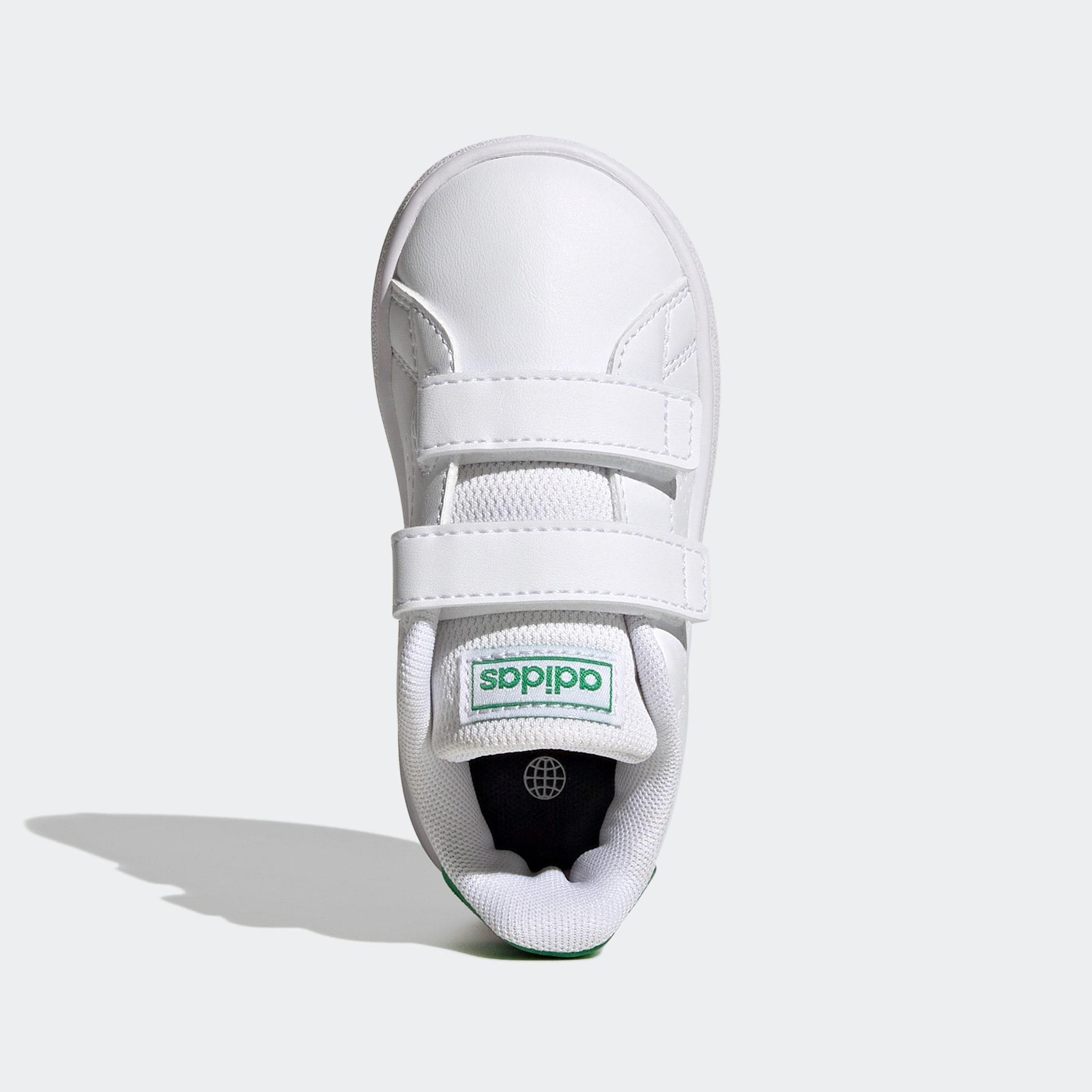 adidas Sportswear Sneakers »ADVANTAGE LIFESTYLE COURT TWO HOOK-AND-LOOP«  Design auf den Spuren des adidas Stan Smith, für Kinder
