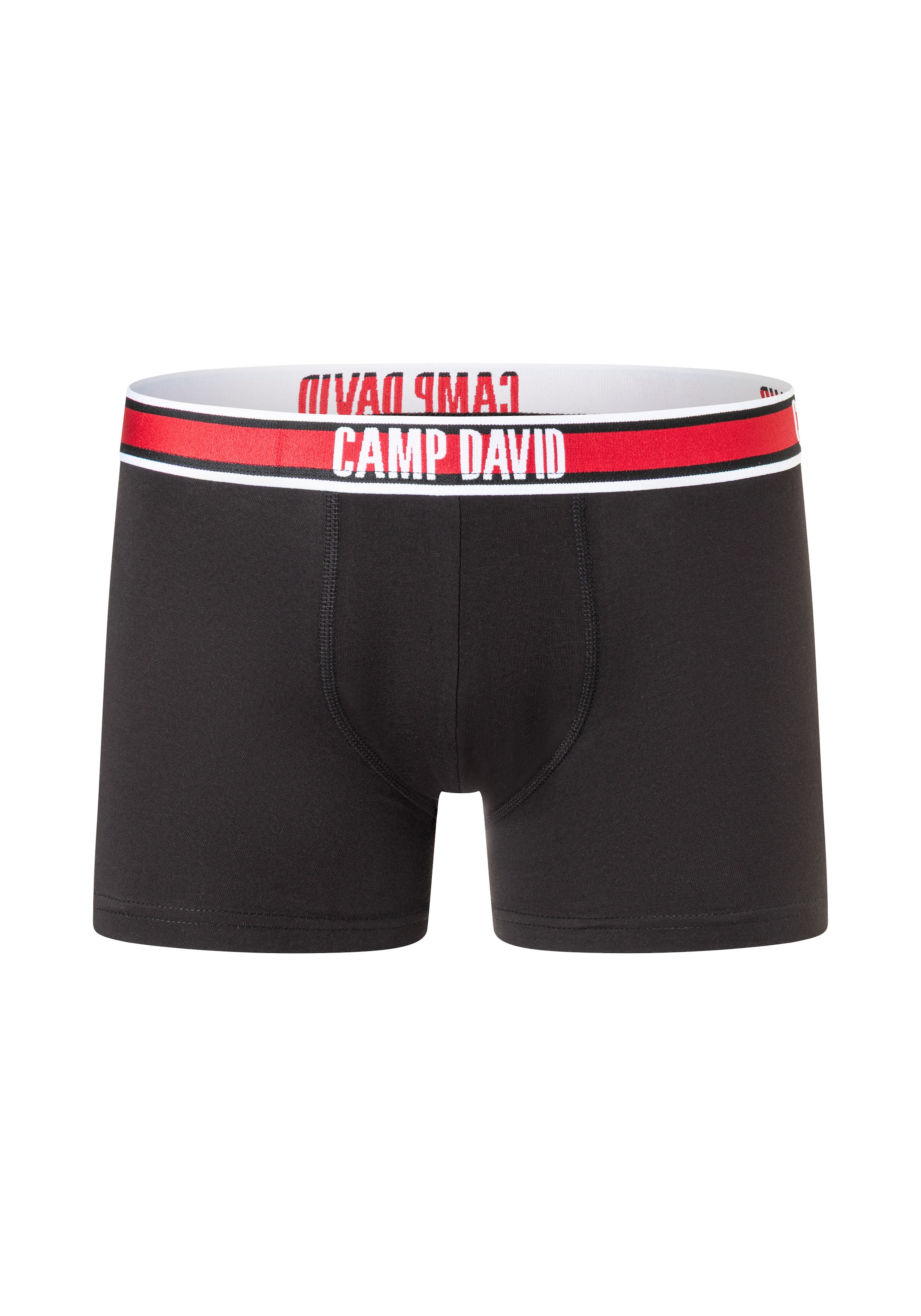 CAMP DAVID Boxershorts »casual« Boxershorts, mit doppellagiger Tasche, aus gekämmter Baumwolle