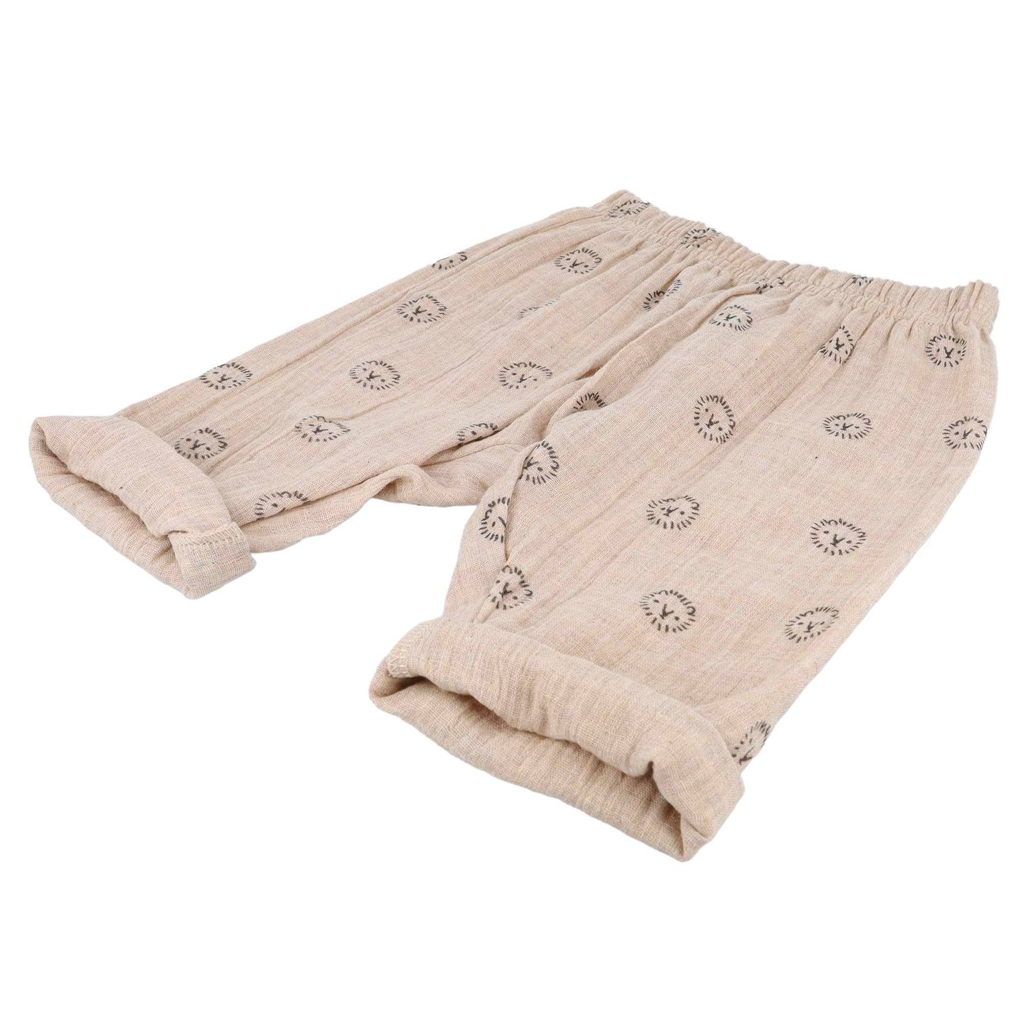 MAXIMO Pantalon à enfiler  mit Löwen- oder Regenbogenmotiv, mit Druck, leicht, bequem, Baumwolle