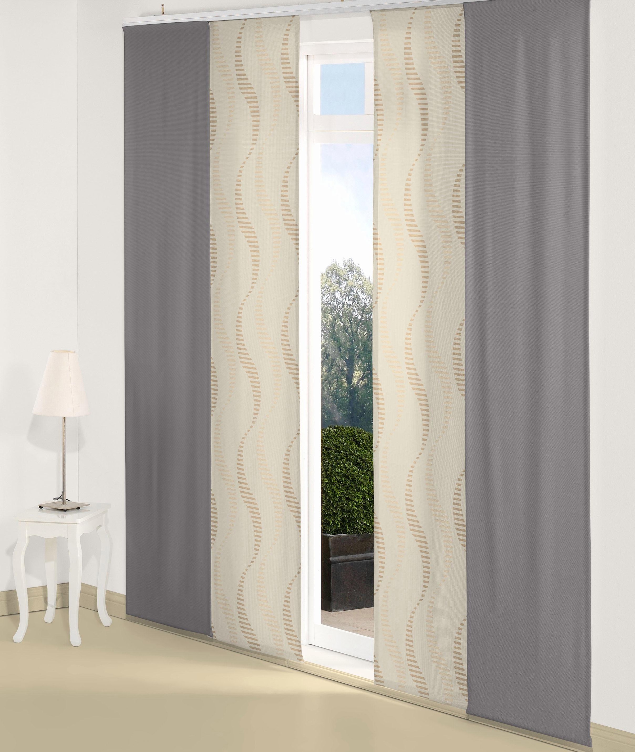 Wirth Rideau coulissant »LUPARA« Support de panneau 1 cuis tlg. Inkl. Montagezubehör