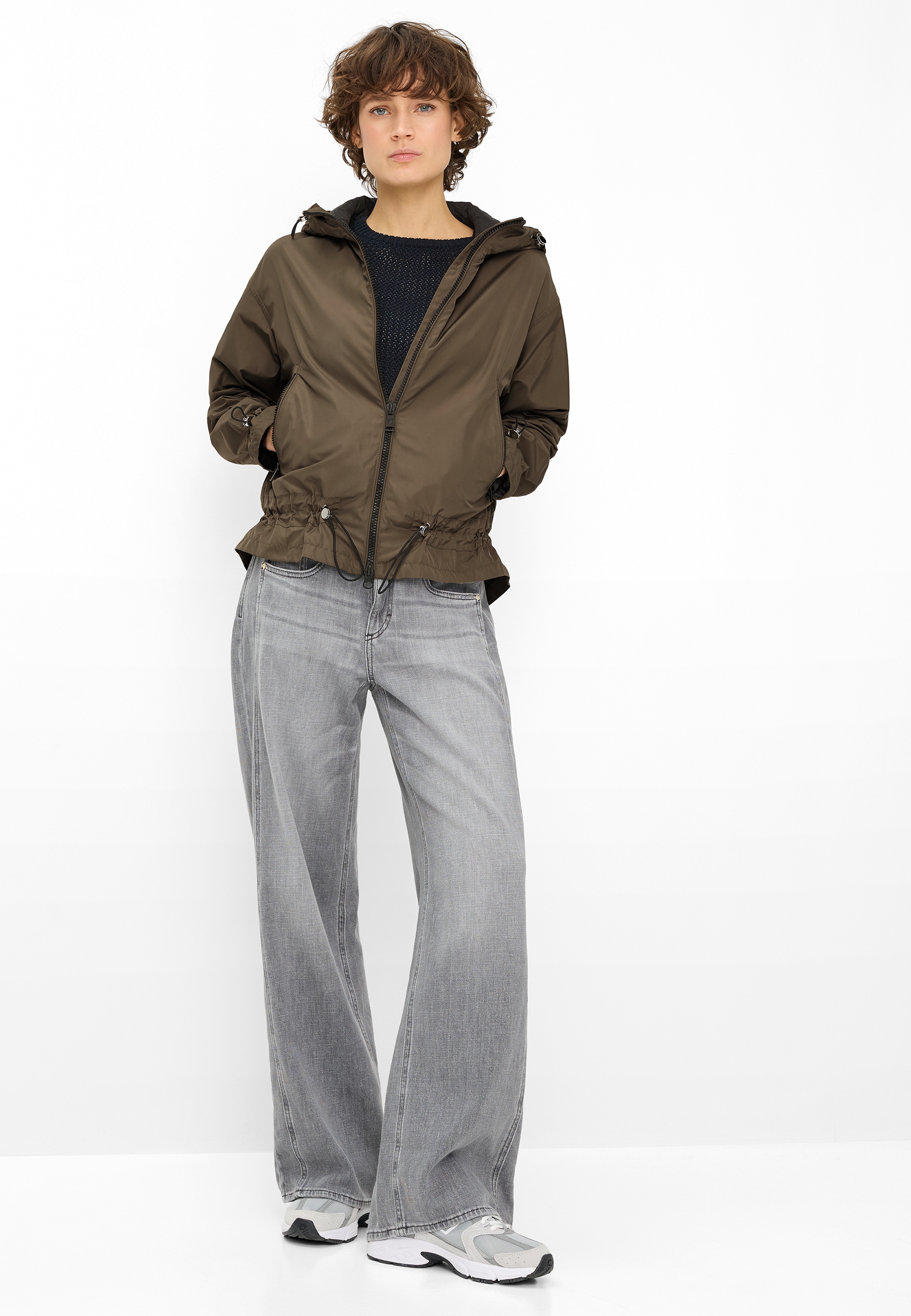 Fuchs Schmitt Veste d'extérieur mit Kapuze mit Kapuze, Regular Fit, 2-Wege-Reisverschluss