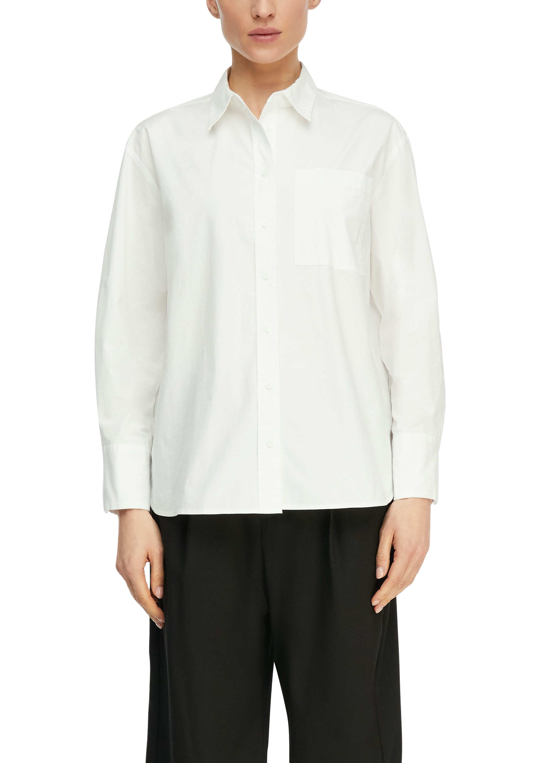 Comma Blouse à manches longues mit Stretch