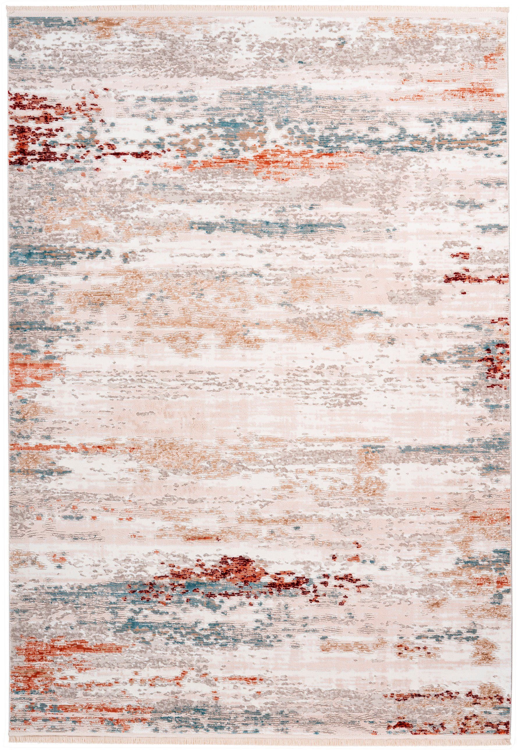 calo-deluxe Tapis »Miran 625« Rectangulaire 12 mm Höhe Vintage Design, mit Fransen, Wohnzimmer