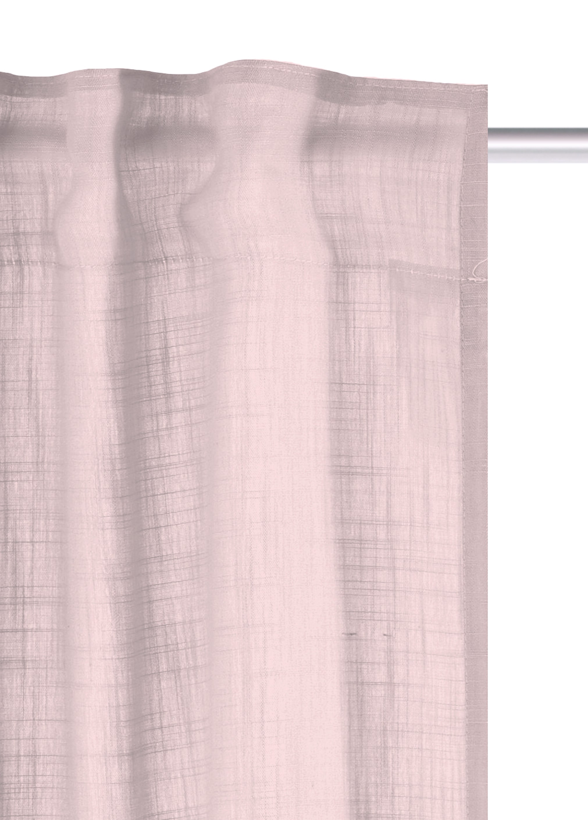 Home Basics Gardine »SOFTY« Multifunktionsband 1 Stk. tlg. Kombibandschal Leinenstruktur SOFT