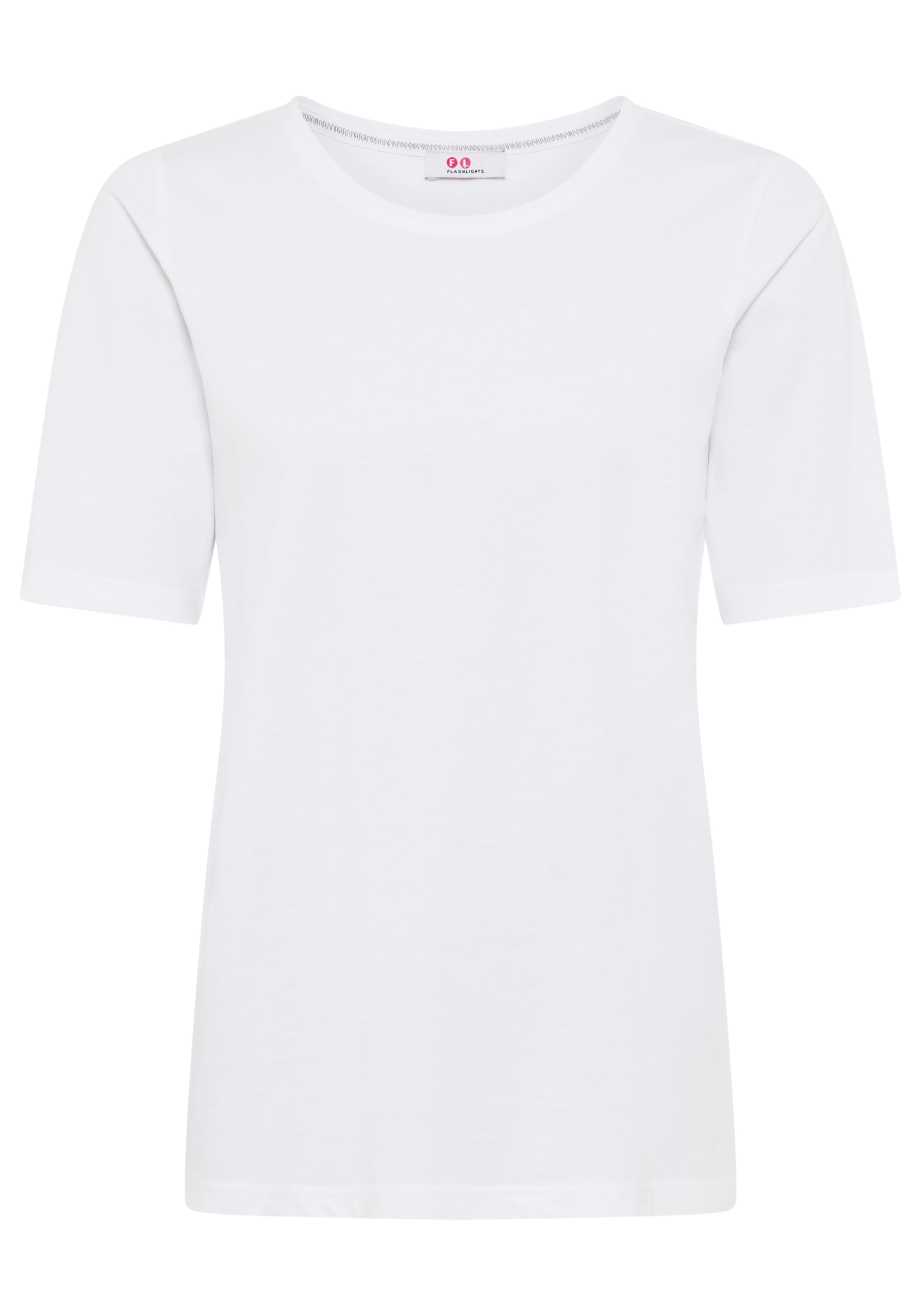 Flashlights T-shirt mit modischem Halbarm, Basic Allrounder