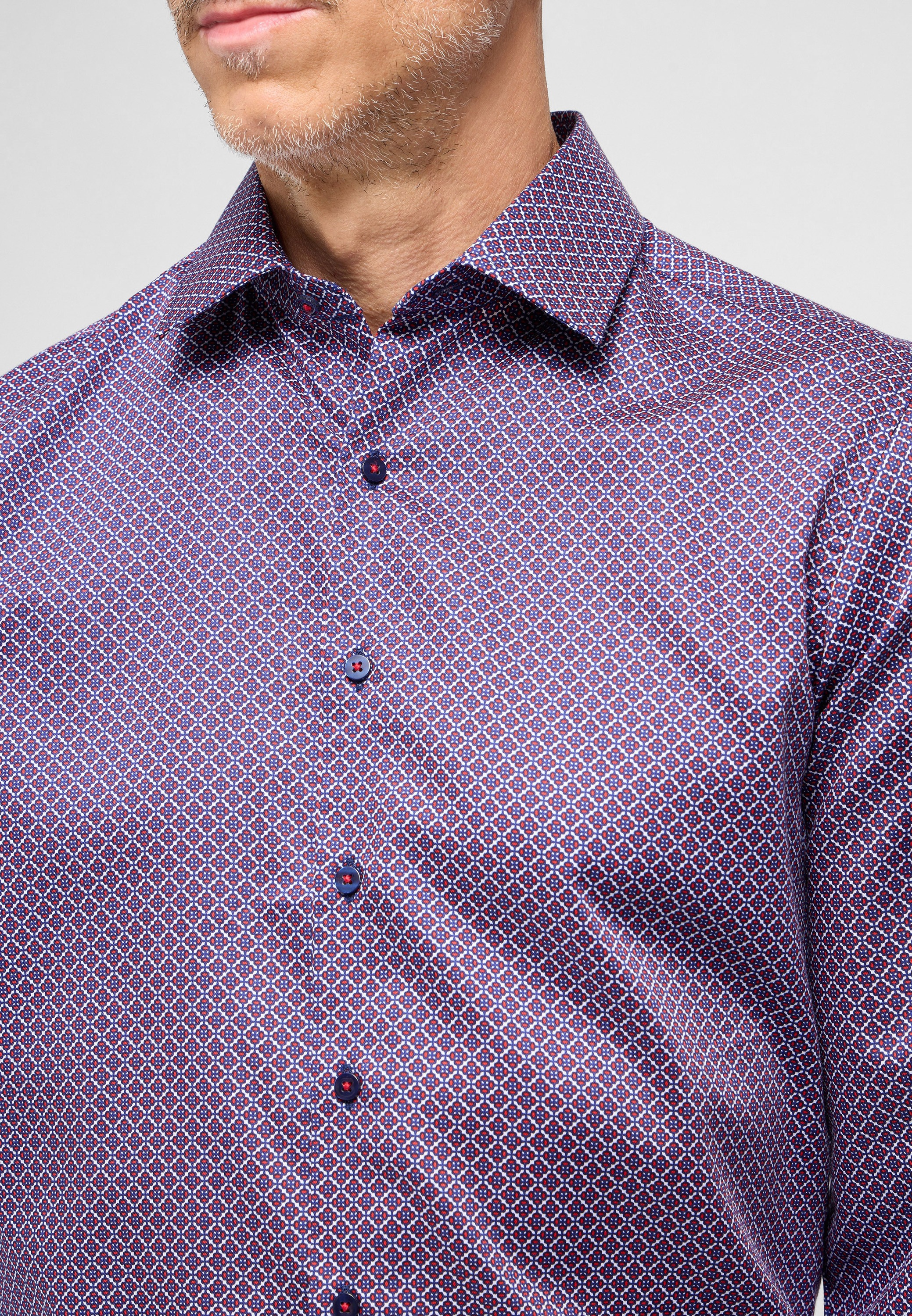 Eterna Langarmhemd »SLIM FIT« NON IRON (bügelfrei)