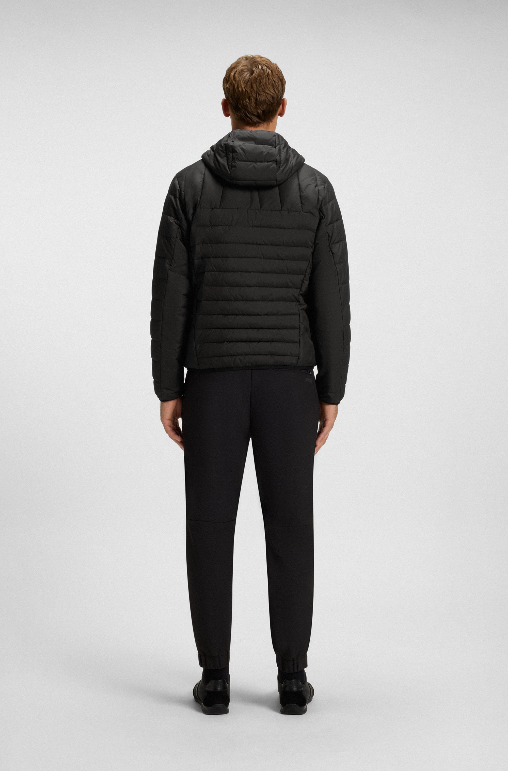 BOSS GREEN Steppjacke »OW Urbanex JT HD« mit Kapuze Kapuze, Regular Fit, reflektierende Details