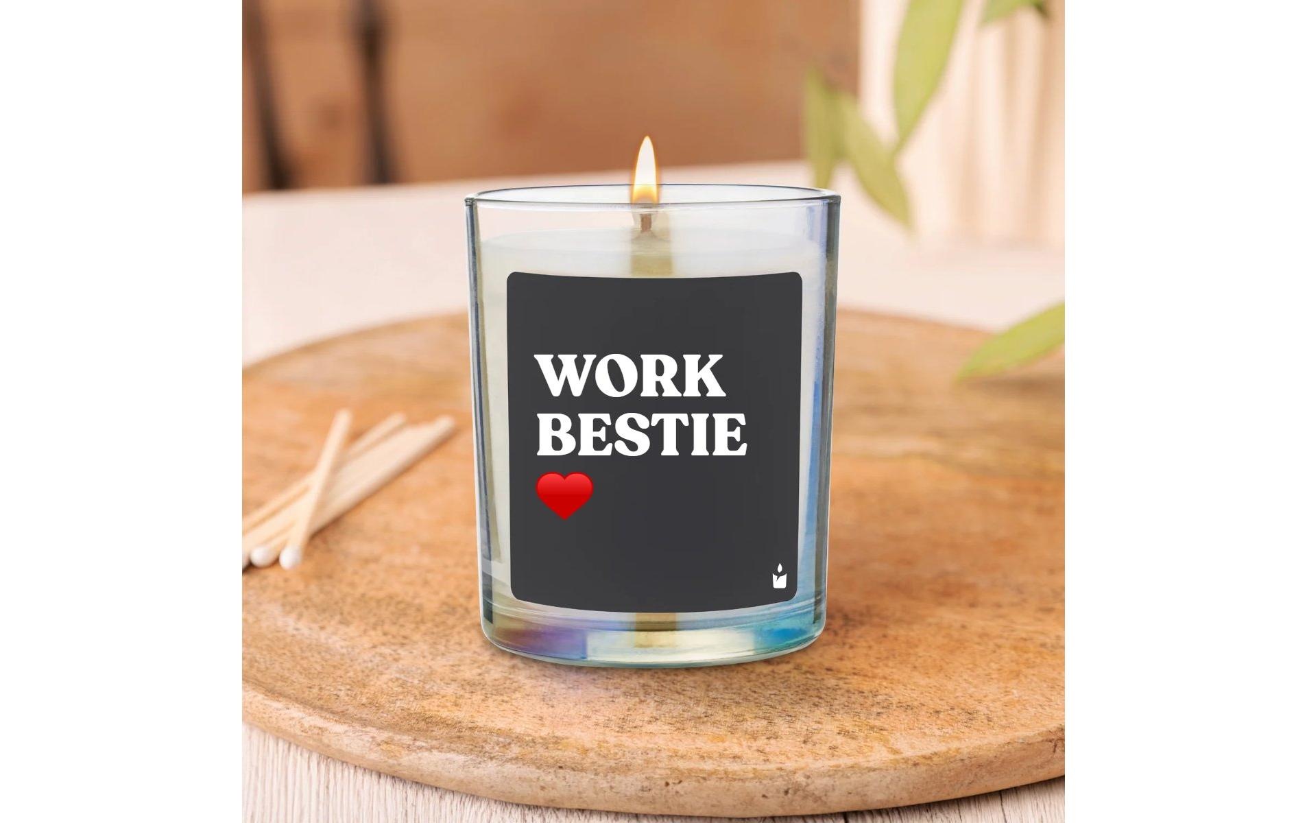   Bougie parfumée »ChattyCandles Duftkerze Flowery Work Bestie 6,7 x 8 cm«