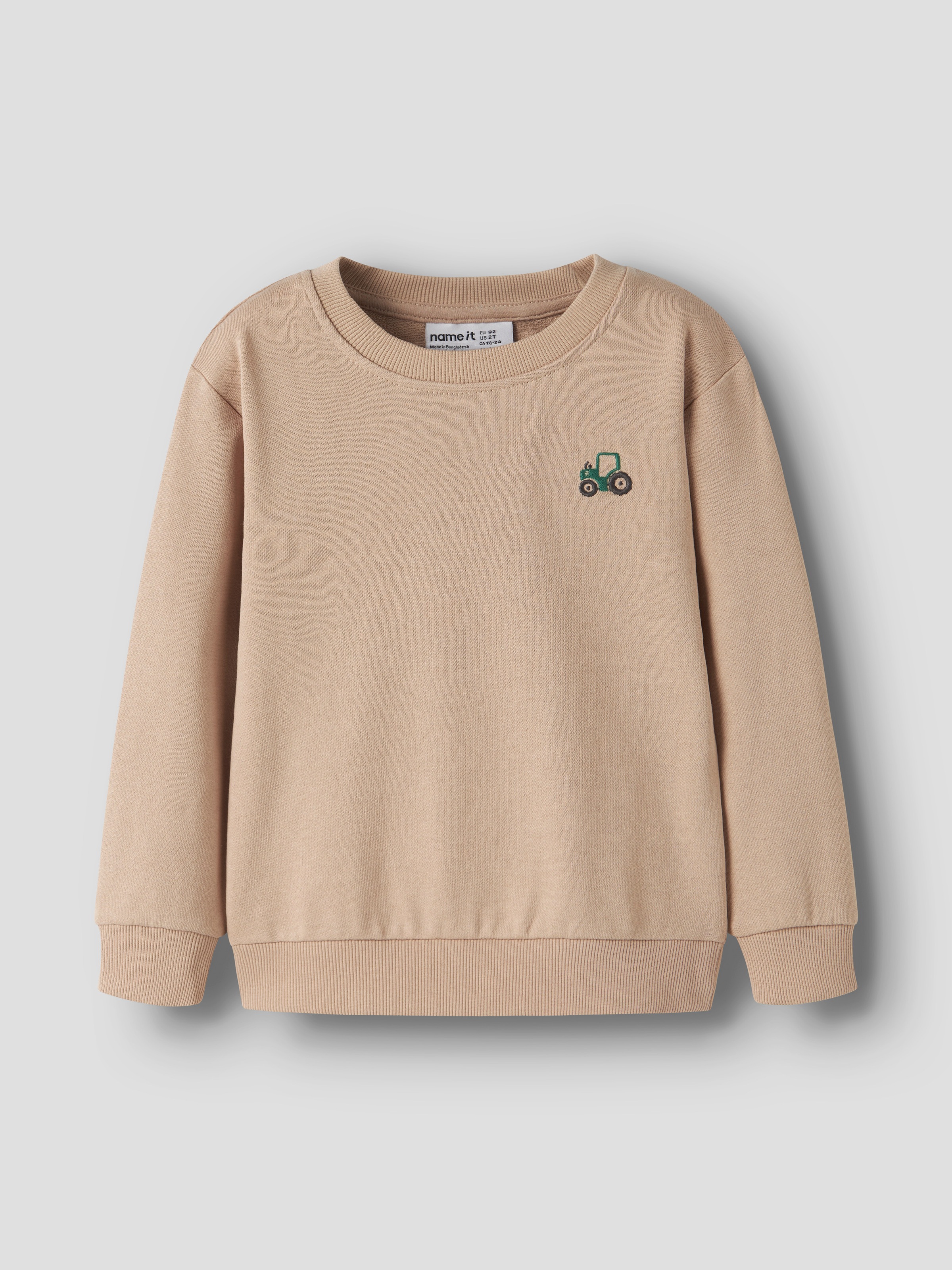 Name It »NMMVALLEN LS NREG SWEAT UNB«, mélange coton, coupe régulière
