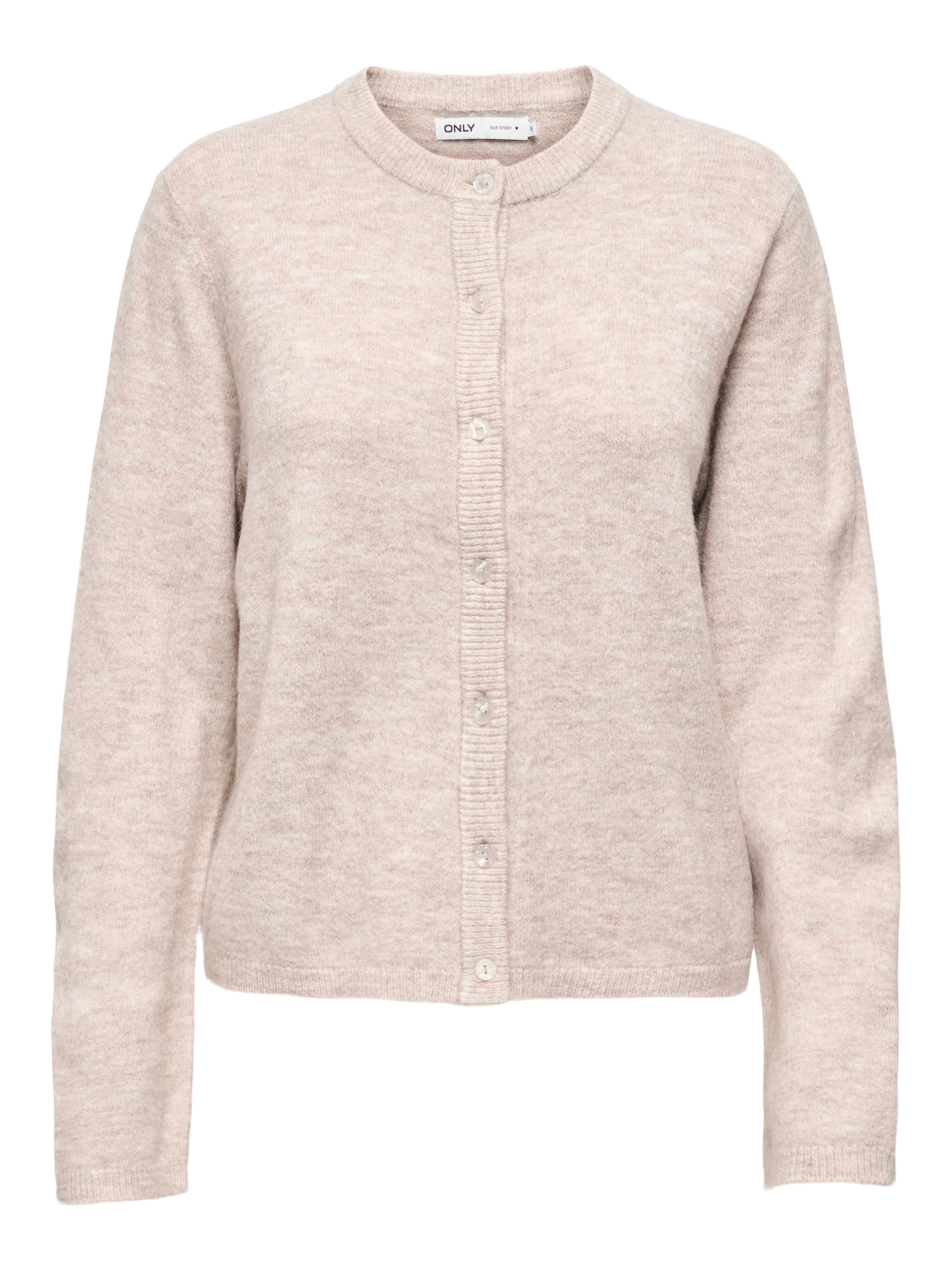 ONLY Strickjacke »ONLSIMONI L/S O-NECK CARDIGAN KNT NOOS« Materialmix, relaxed fit