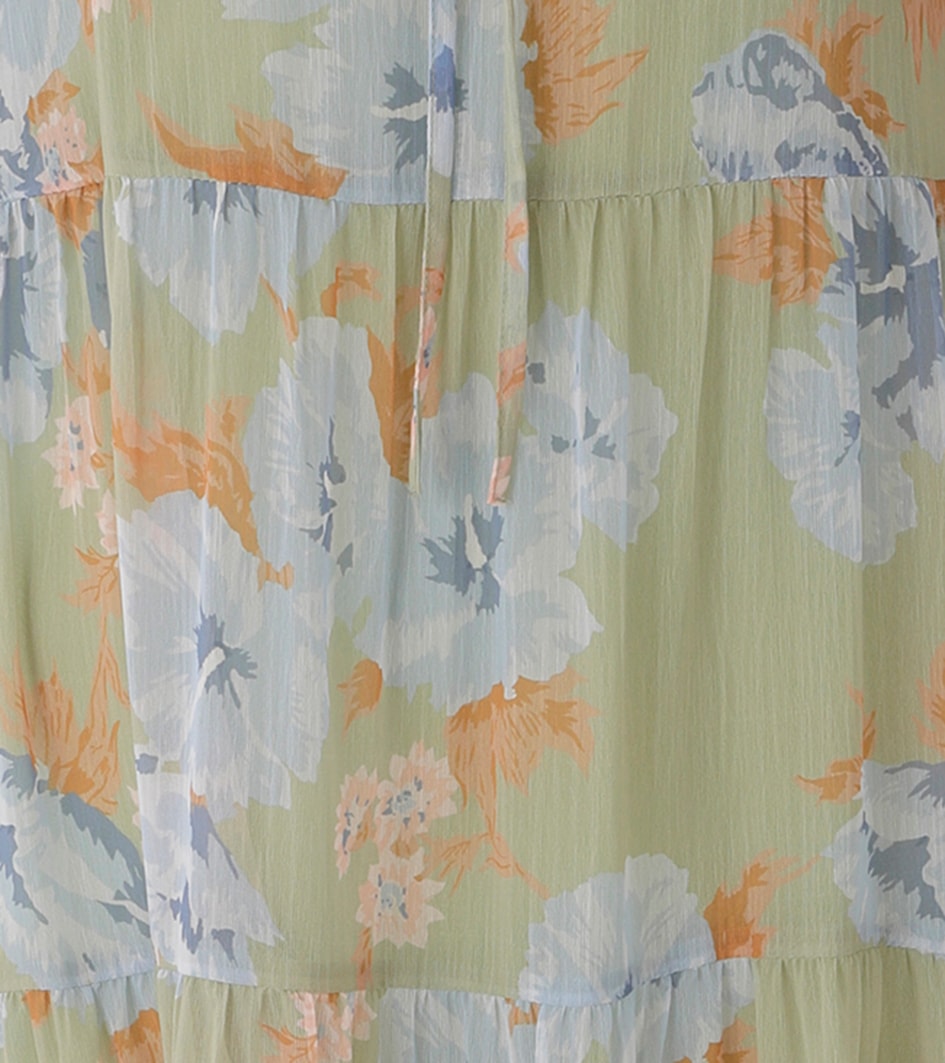 Aniston CASUAL Robe d'été mit pastellfarbenen Blumendruck - NEUE KOLLEKTION