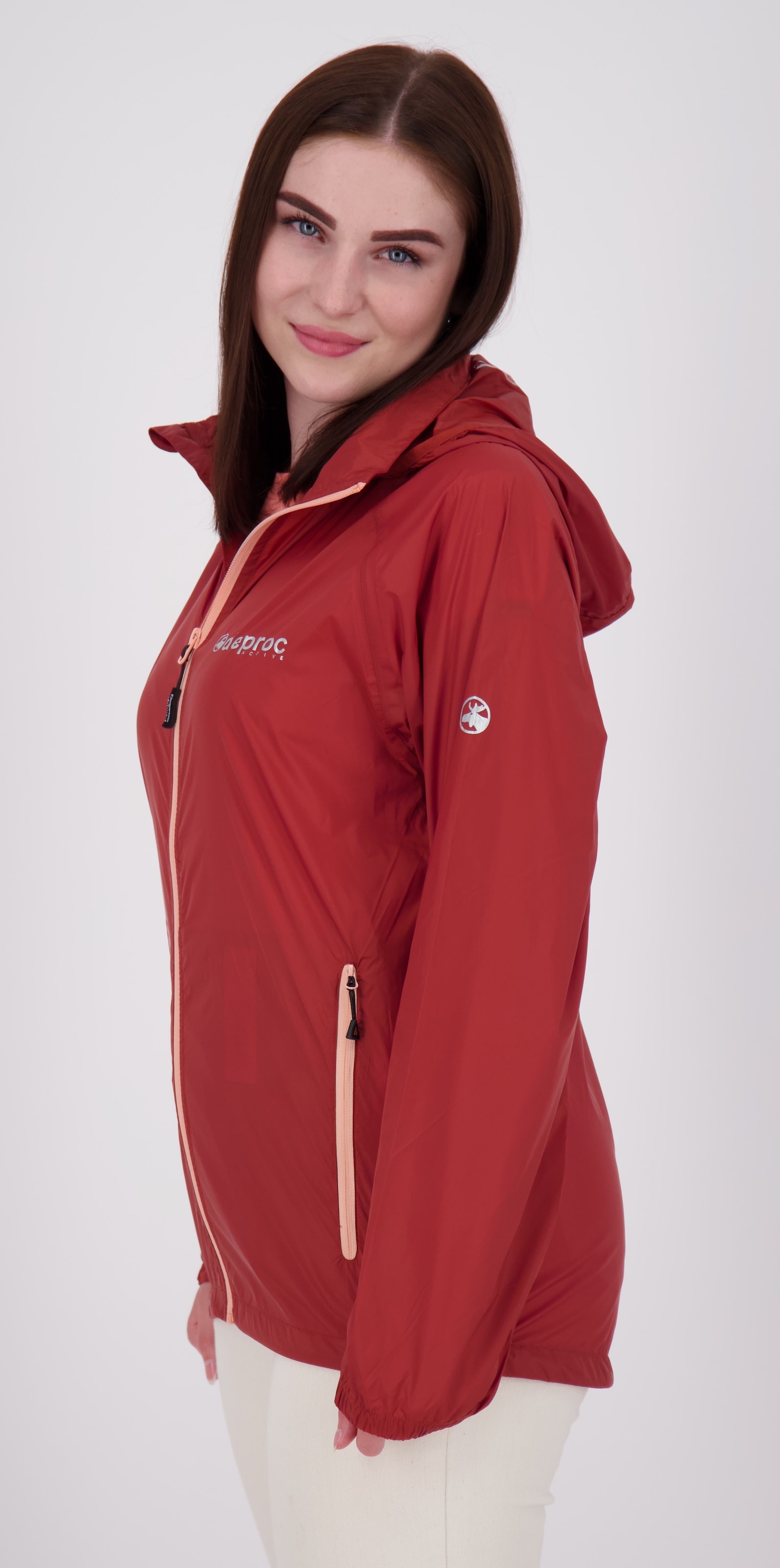 DEPROC Active Regenjacke »ROBSON WMN II« mit Kapuze auch in Grossen Grössen erhältlich