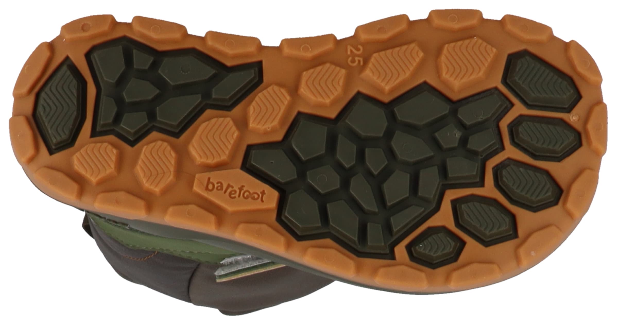Lurchi Barfussschuh »Jan Barefoot«  Barfussschuh, Klettboots mit Warmfutter, Grössenschablone zum Download