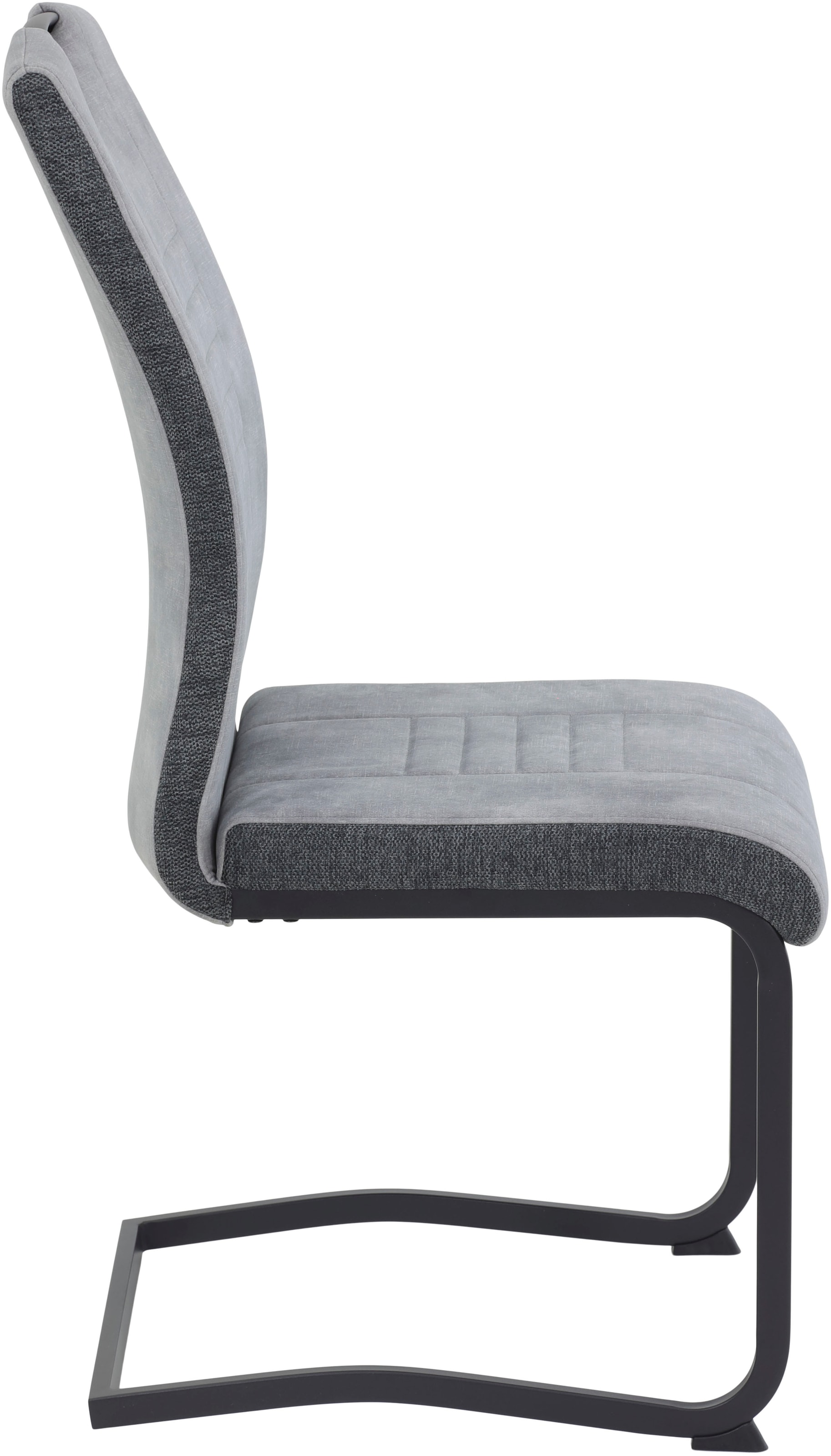 HELA Chaise cantilever »RIGA« (Set) 2 cuisFreischwinger,Vierkantrohrgestell,mit Griff,Stoffkombination