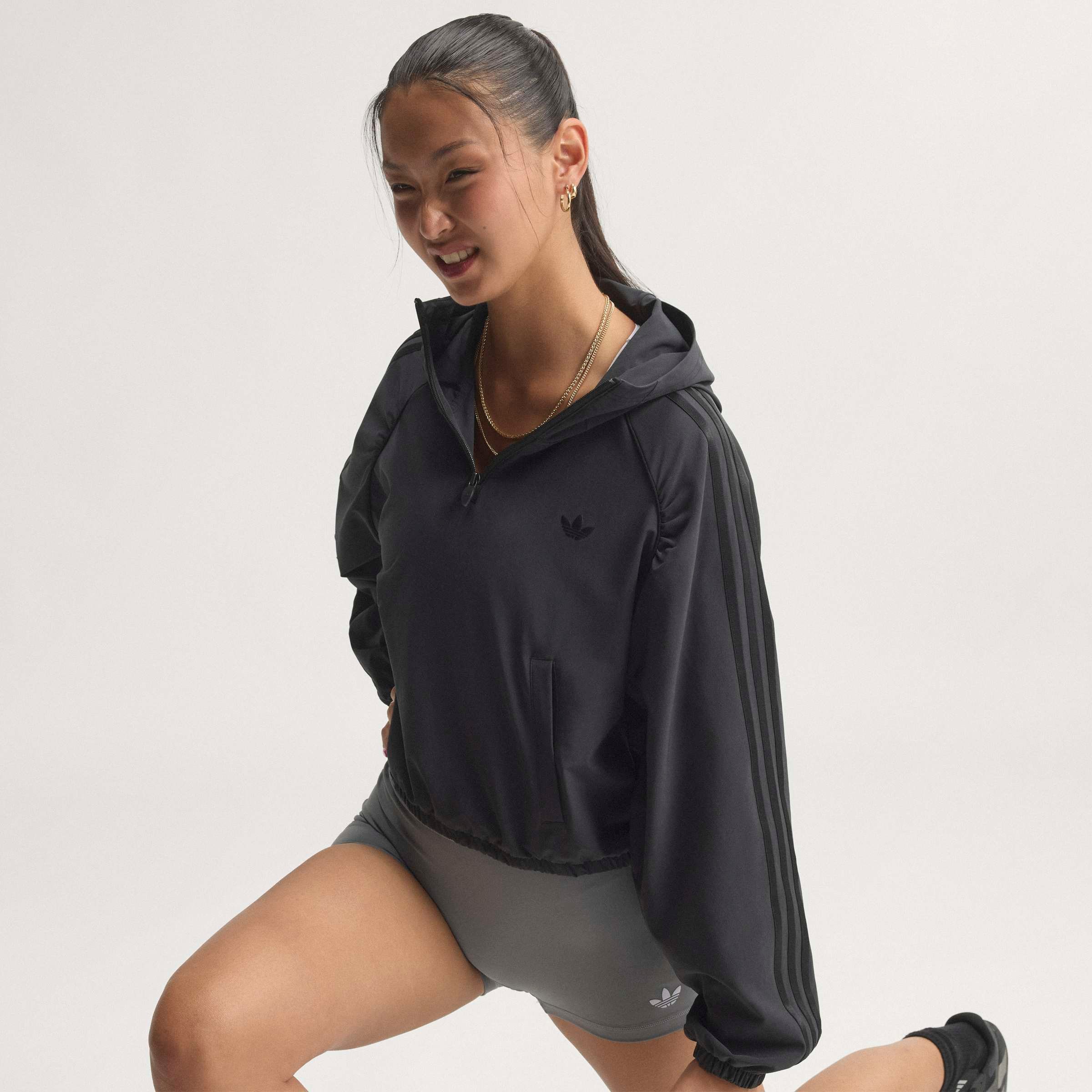 adidas Performance Sweat-shirt »OG SP COVER UP«, veste d'entraînement ample à demi-fermeture éclair
