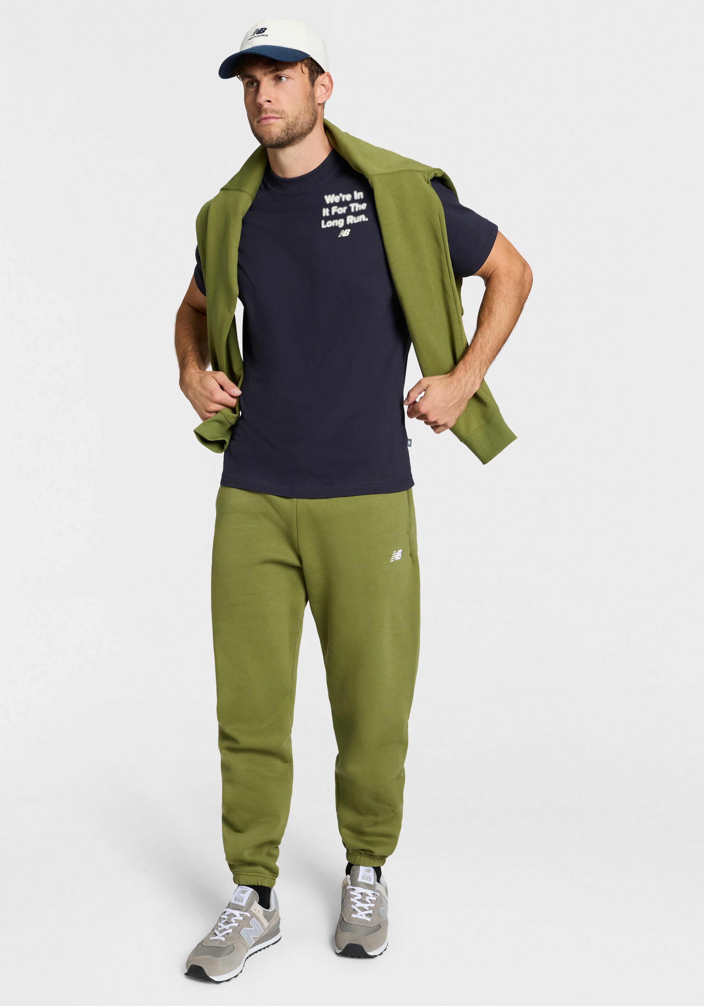 New Balance T-shirt »FOGGY DAZE 1906 T-SHIRT« conçu pour les activités sportives, en coton