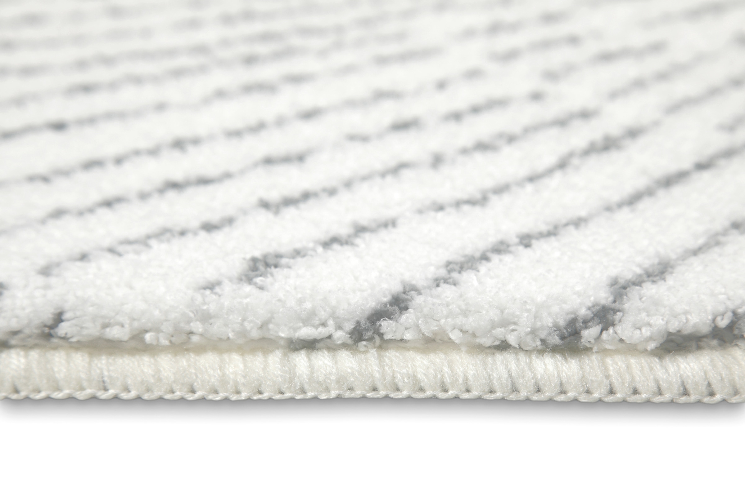 Wecon home Basics Tapis de bain »Jasbeer« Höhe 15 mm waschbar, rutschfest, strapazierfähig, pflegeleicht mit Linien Design