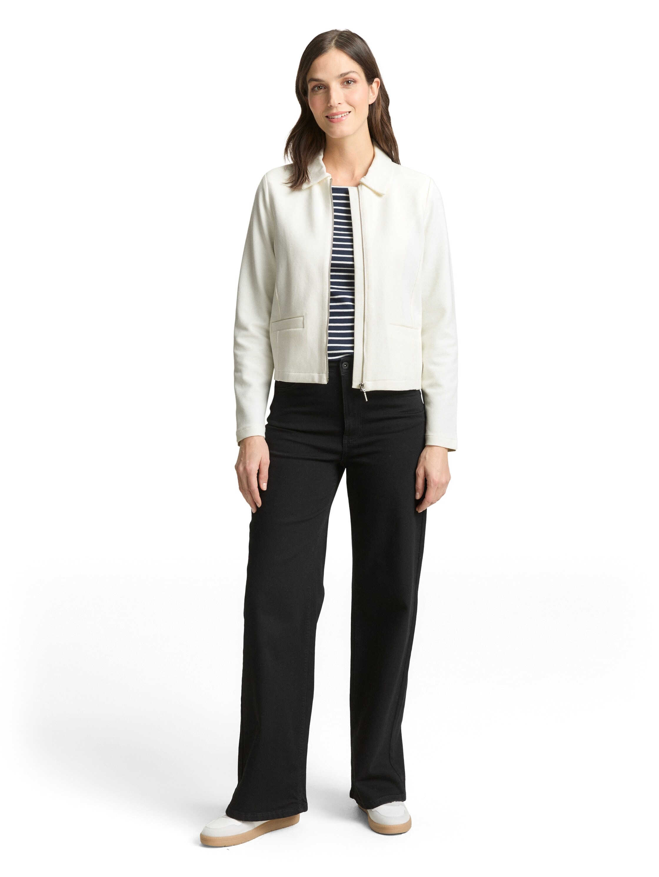 TOM TAILOR Veste blazer avec col