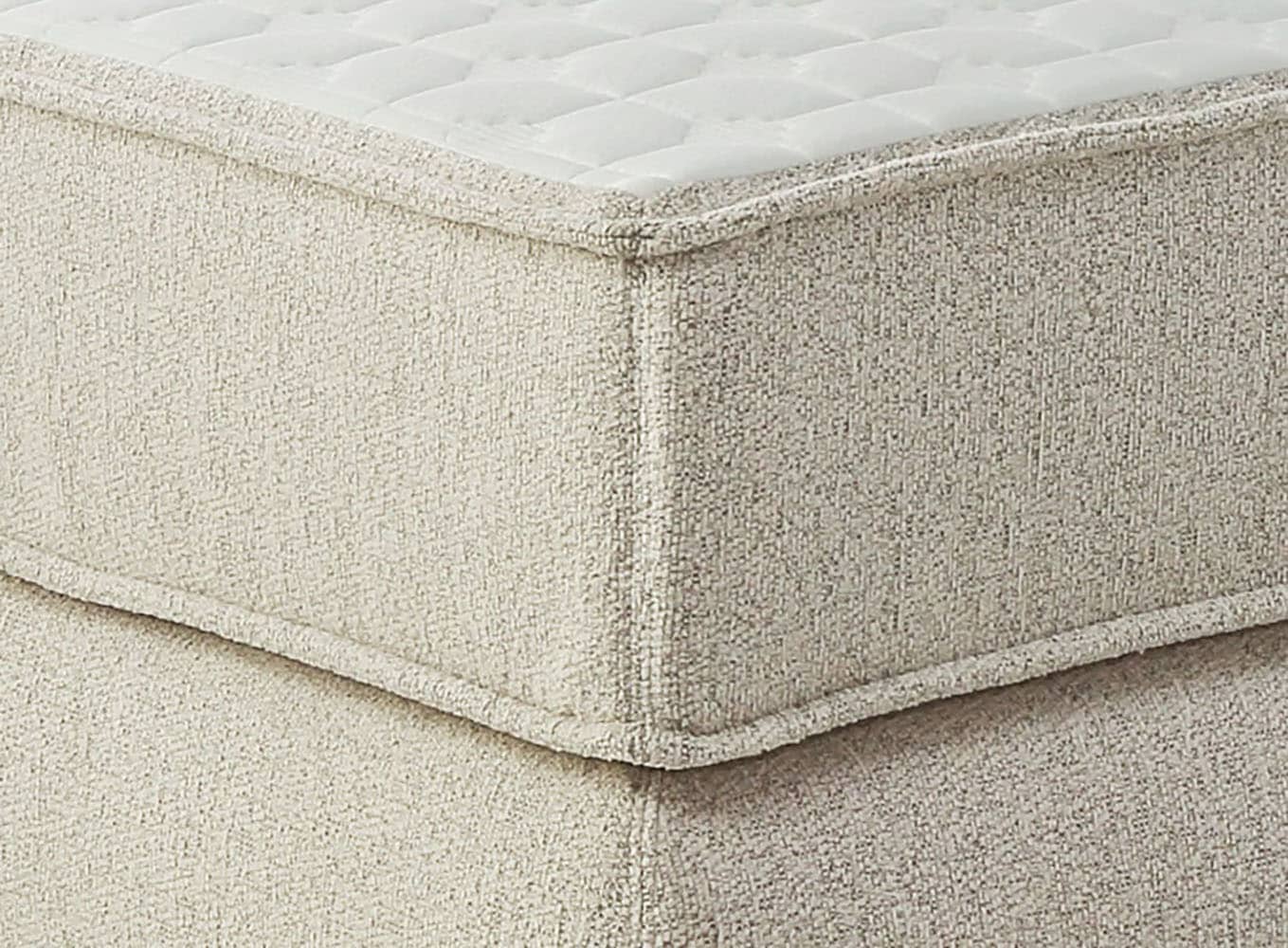Jockenhöfer Gruppe Lit boxspring »King-Size in der Breite 180cm« Matelas XXL 7 zones TTFK extra épais (25 cm de haut)