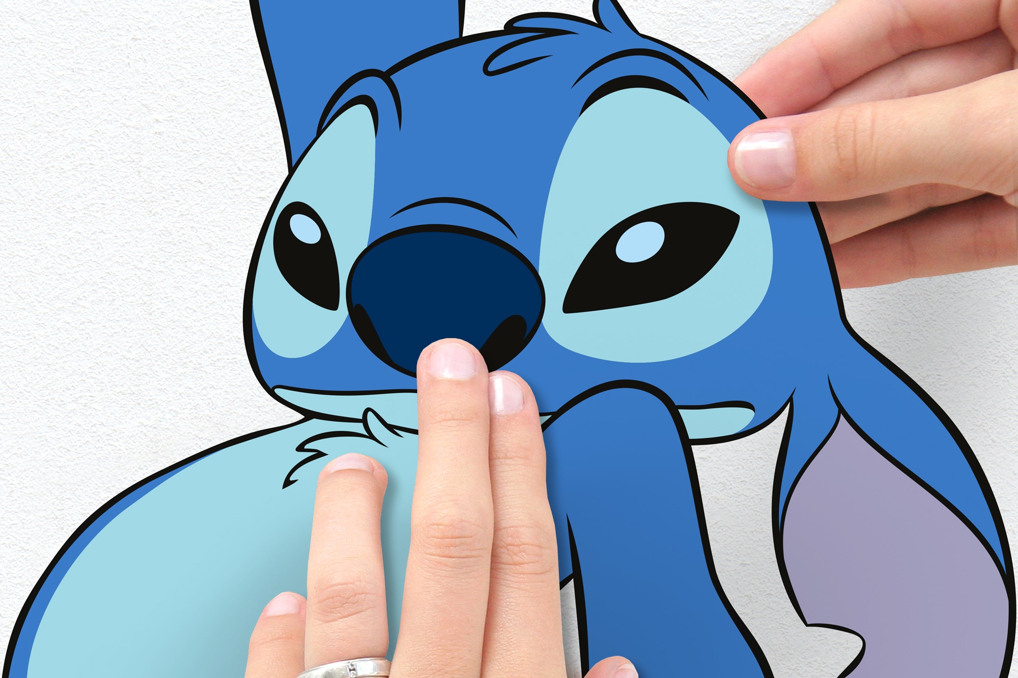 Komar Autocollant mural »Stitch Music - Grösse 50 x 70 cm« selbstklebend, Wandsticker, Kinderzimmer