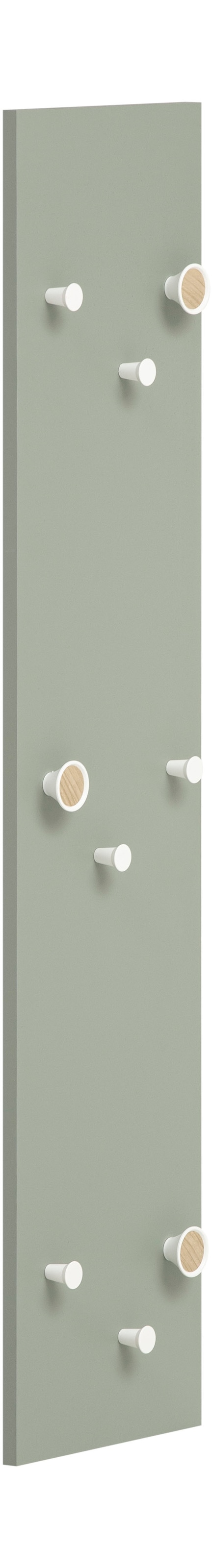 Schildmeyer Panneau de vestiaire »Bjarne, Breite 24 cm« Mit 9 Kleiderhaken, teilweise in Holzoptik