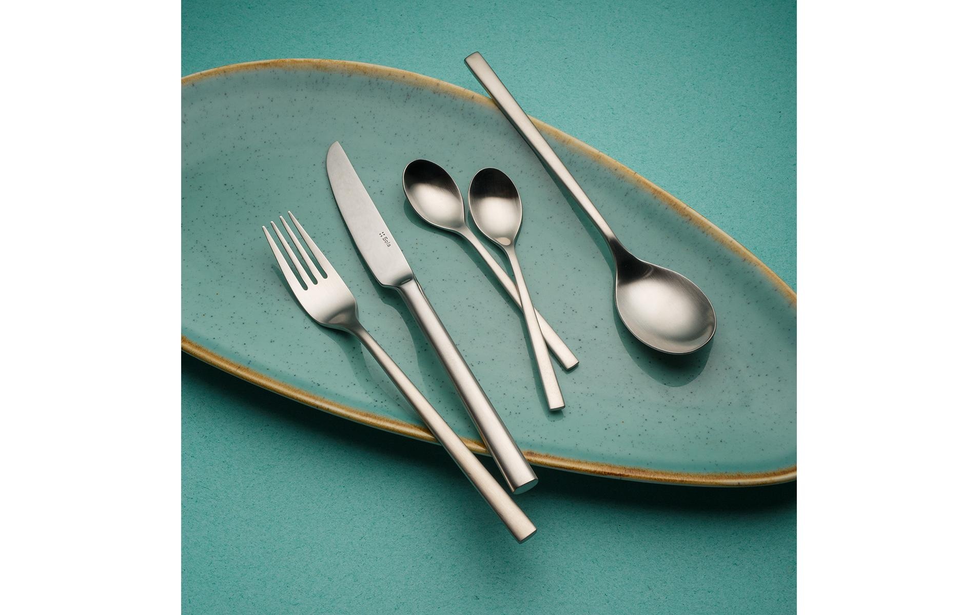 Sola Besteck-Set »Living, matt, 72-tlg.« Spülmaschinenfest