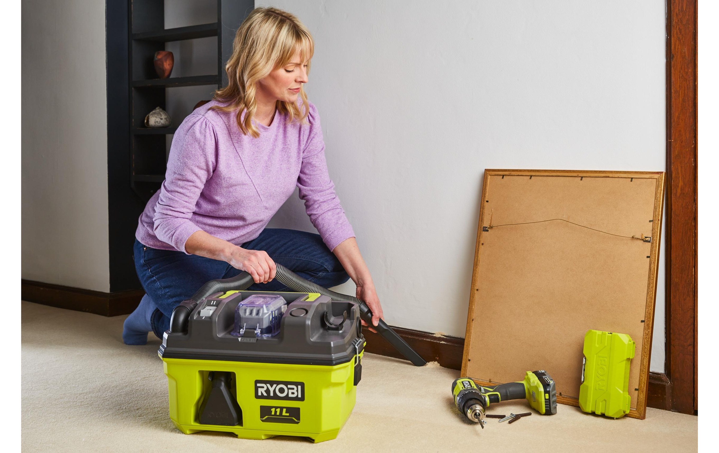   Aspirateur eau et poussière »RYOBI, RV1811-0 ohne Akku und Ladegerät«