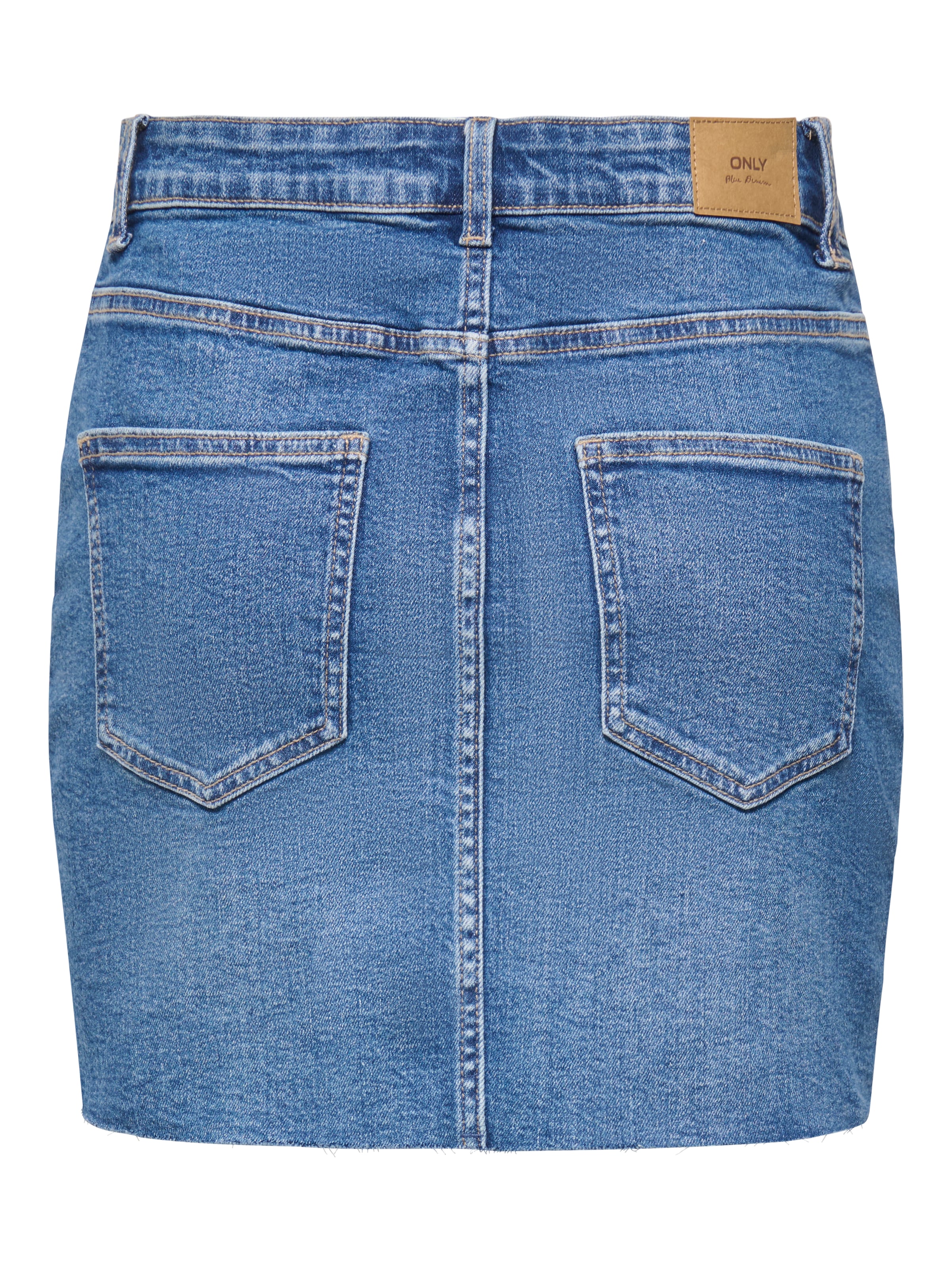 ONLY Jupe en jean »ONLLOLA REG SHORT RW SKIRT DNM« Baumwollmischung, Regular Waist