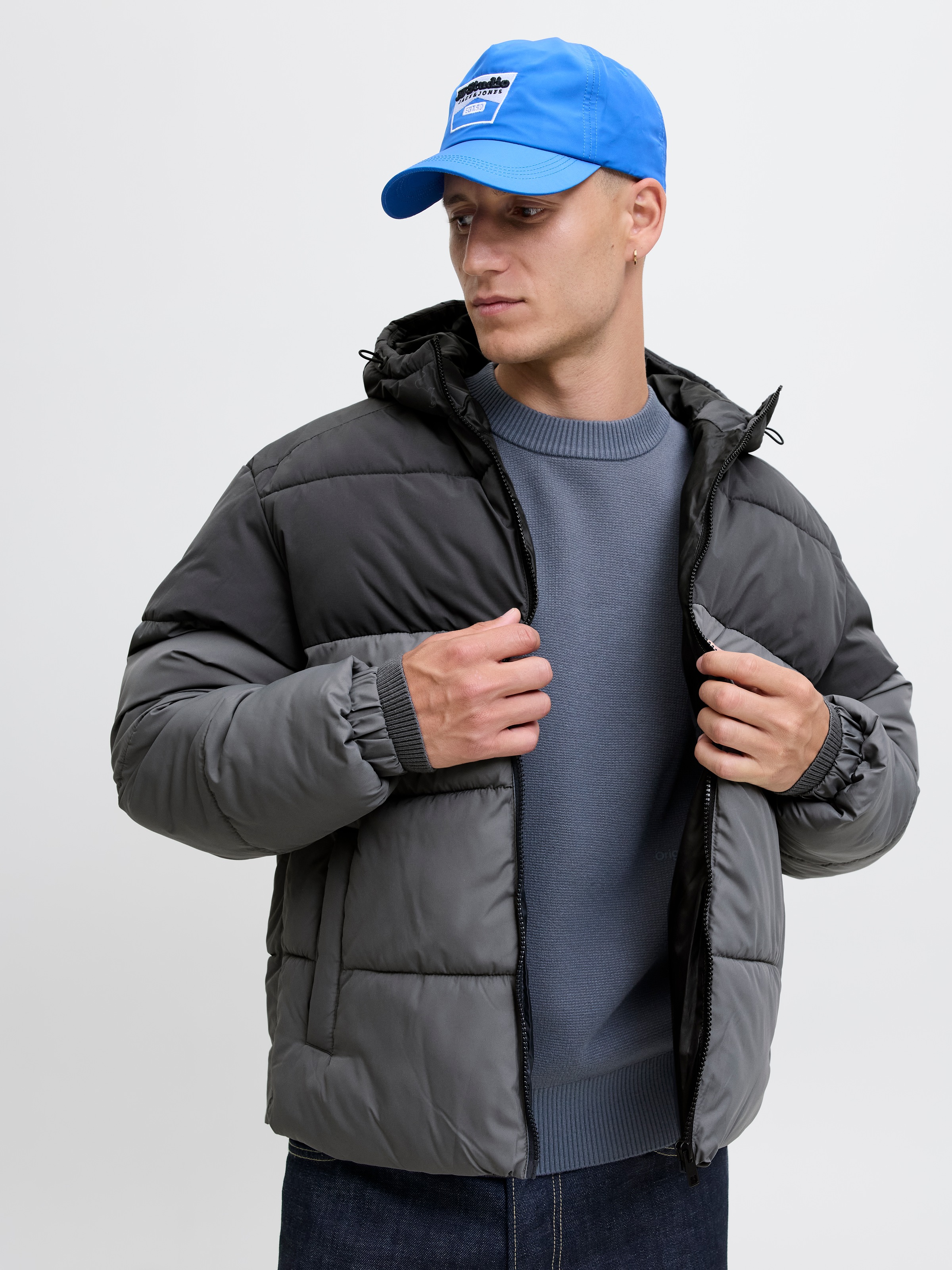 Jack & Jones Steppjacke »JJMAZE PUFFER HOOD« mit Kapuze