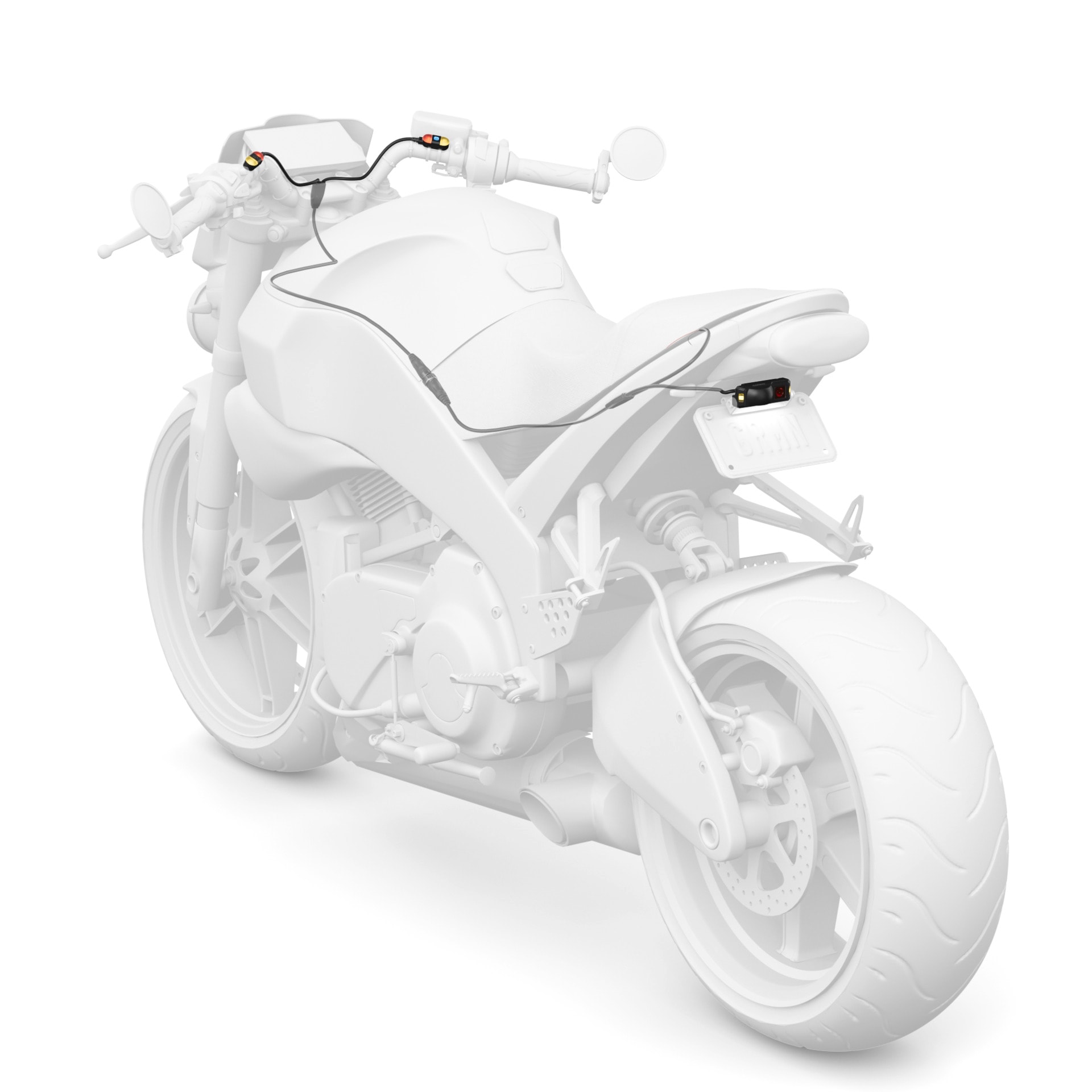 Garmin Capteur »zumo R1 Radar Motorrad-Radar« flexible Montage, Zusatzbeleuchtung, Audiohinweise, kompakt & robust