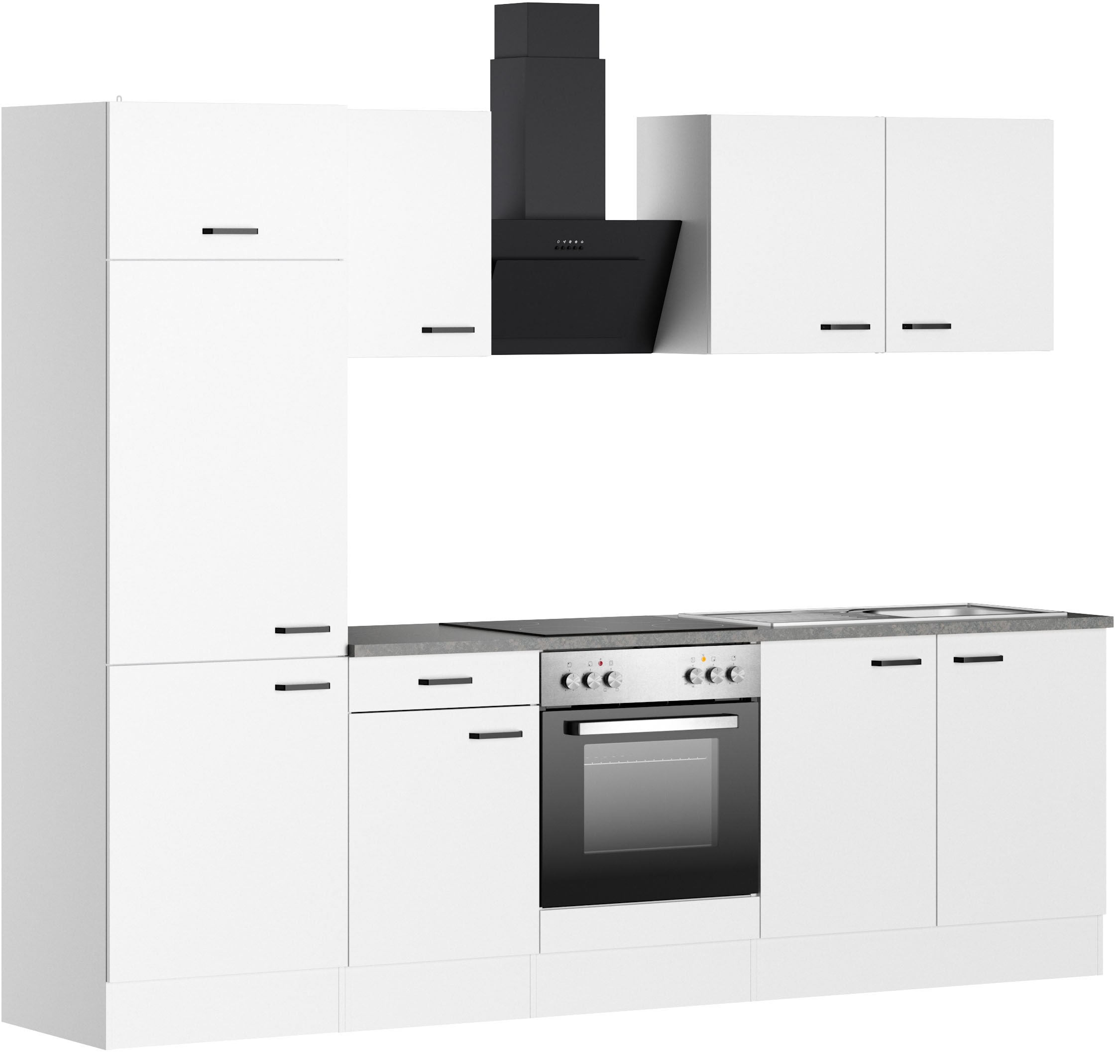 OPTIFIT Kitchenette »OPTImulti« Breite 270 cm, wahlweise mit E-Geräten