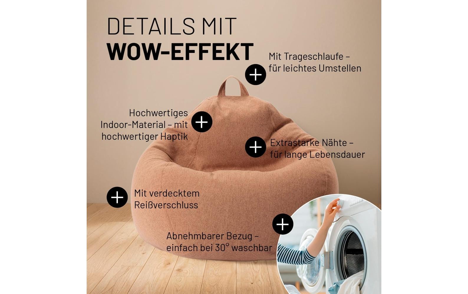 Lumaland Pouf »Comfort Line 315 l«