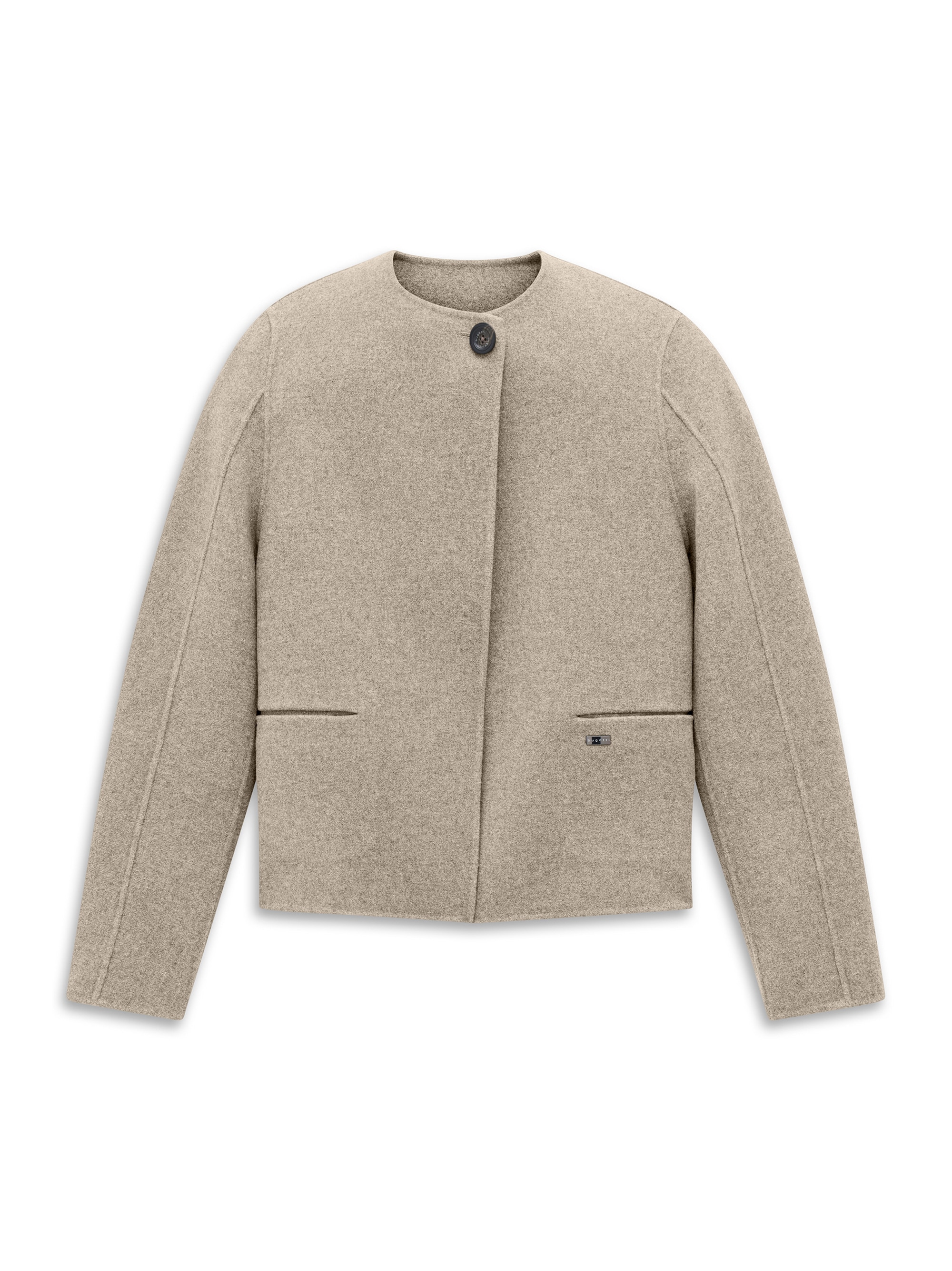 bugatti Veste courte »Regular Fit« sans capuche Écharpe assortie en mélange de laine double face incluse