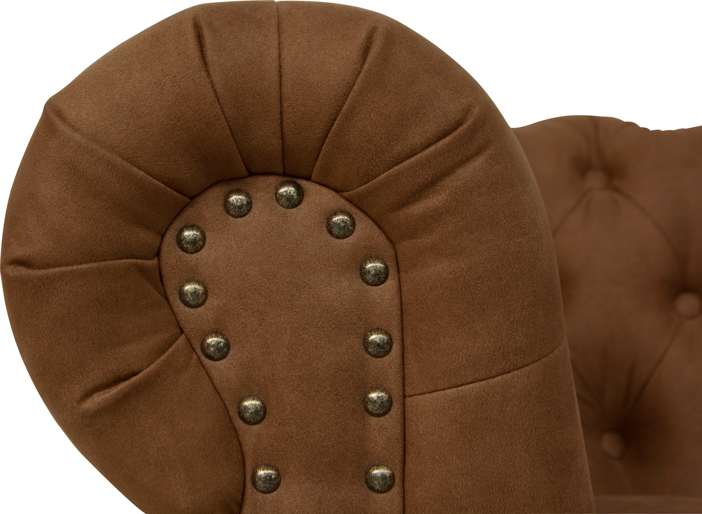 Home affaire Chesterfield-Sessel »Aarburg Sessel« aufwändige Knopfheftung und Ziernägel im Chesterfield-Design