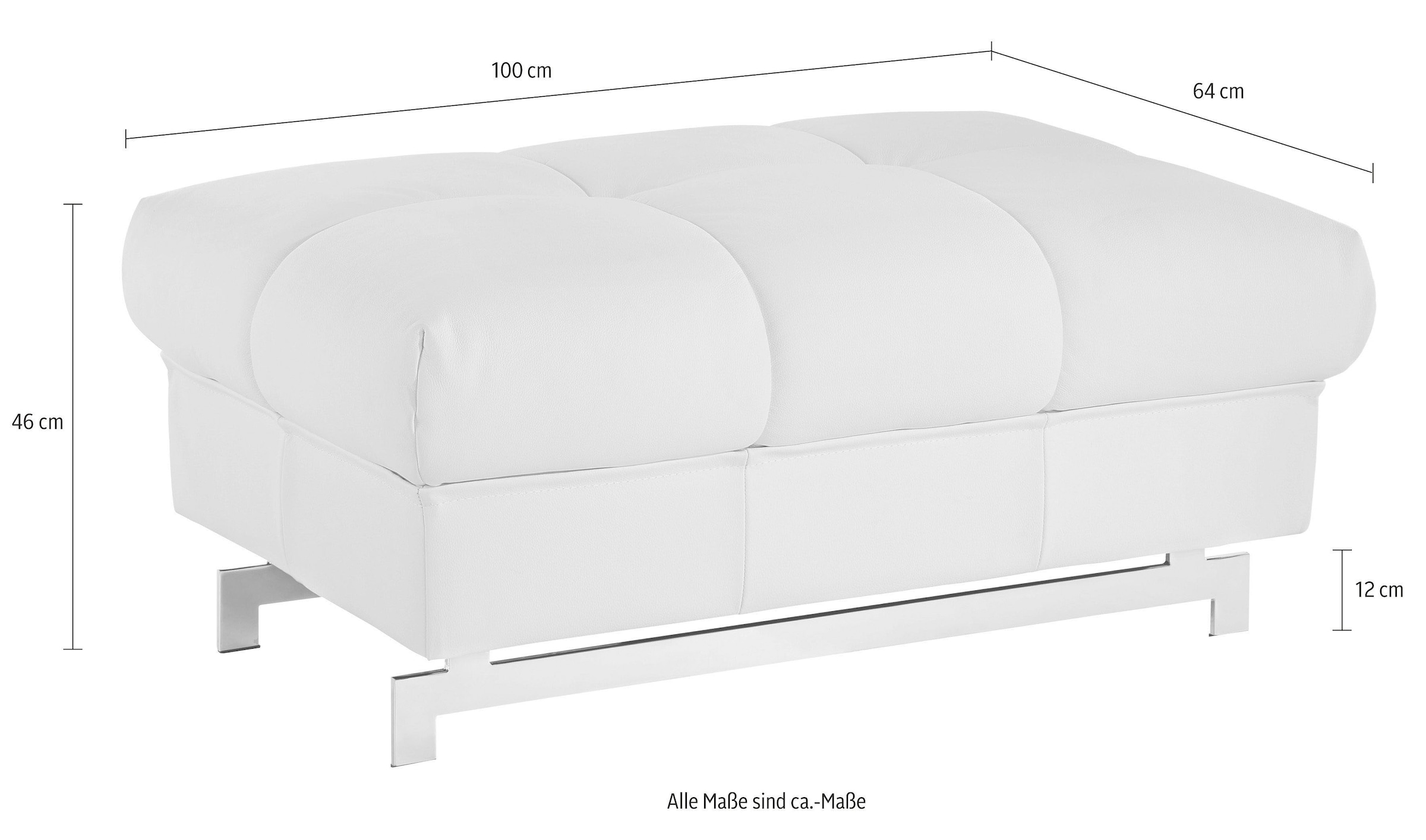 COTTA Tabouret »Chef« mit edlen Metallfüssen
