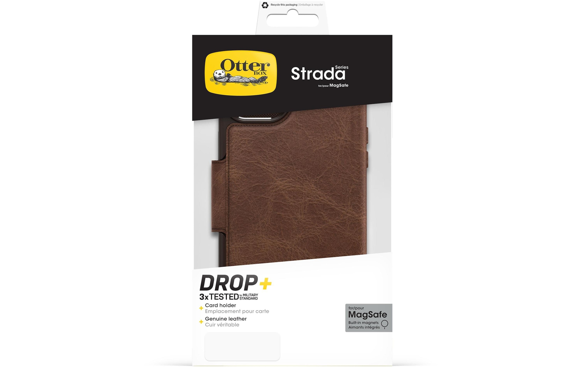 Otterbox Handyhülle »Strada iPhone 15 Plus Braun« 17,02 cm (6,7 Zoll)