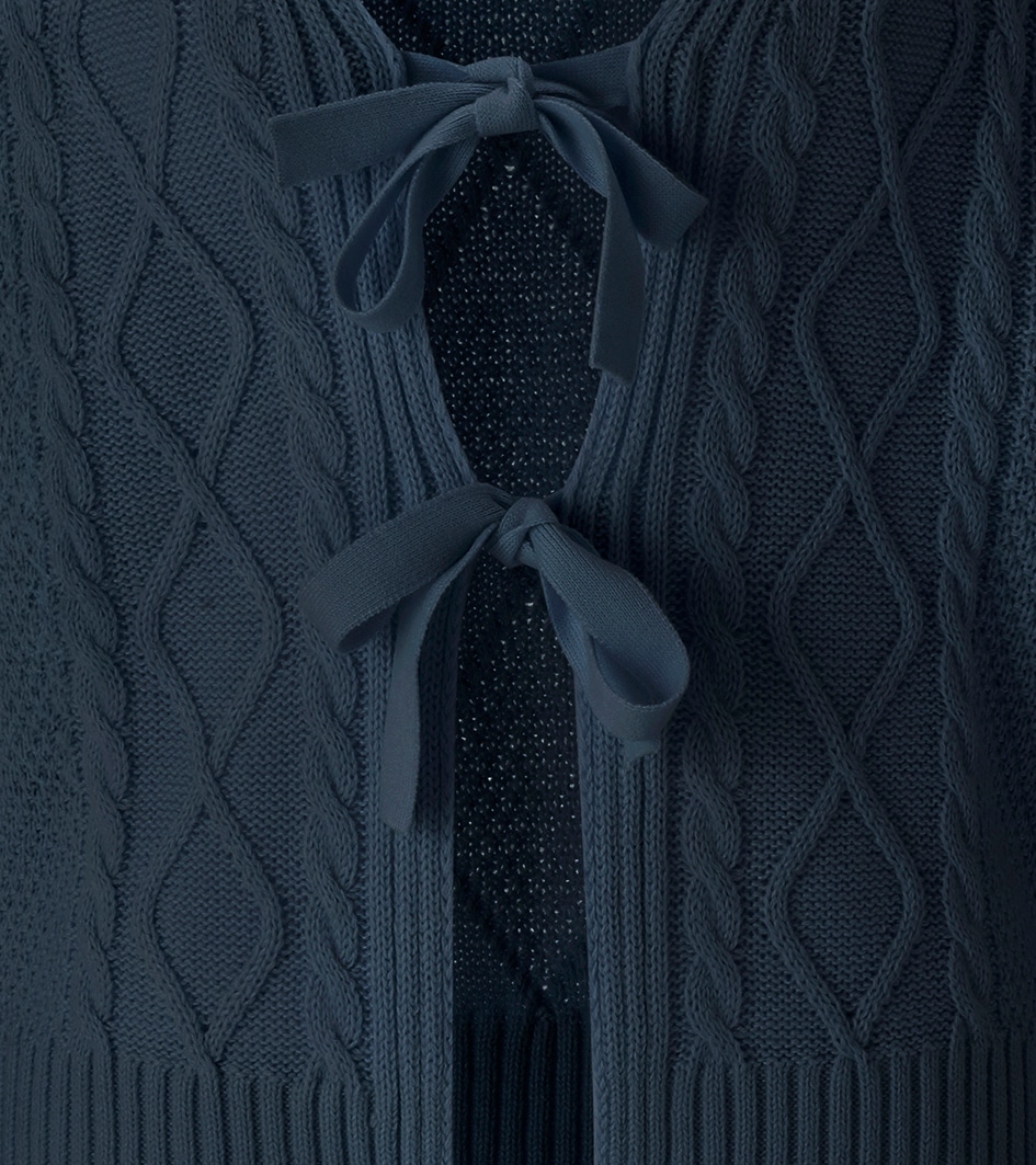 Aniston SELECTED Strickjacke mit Zopf- und Rautenmuster