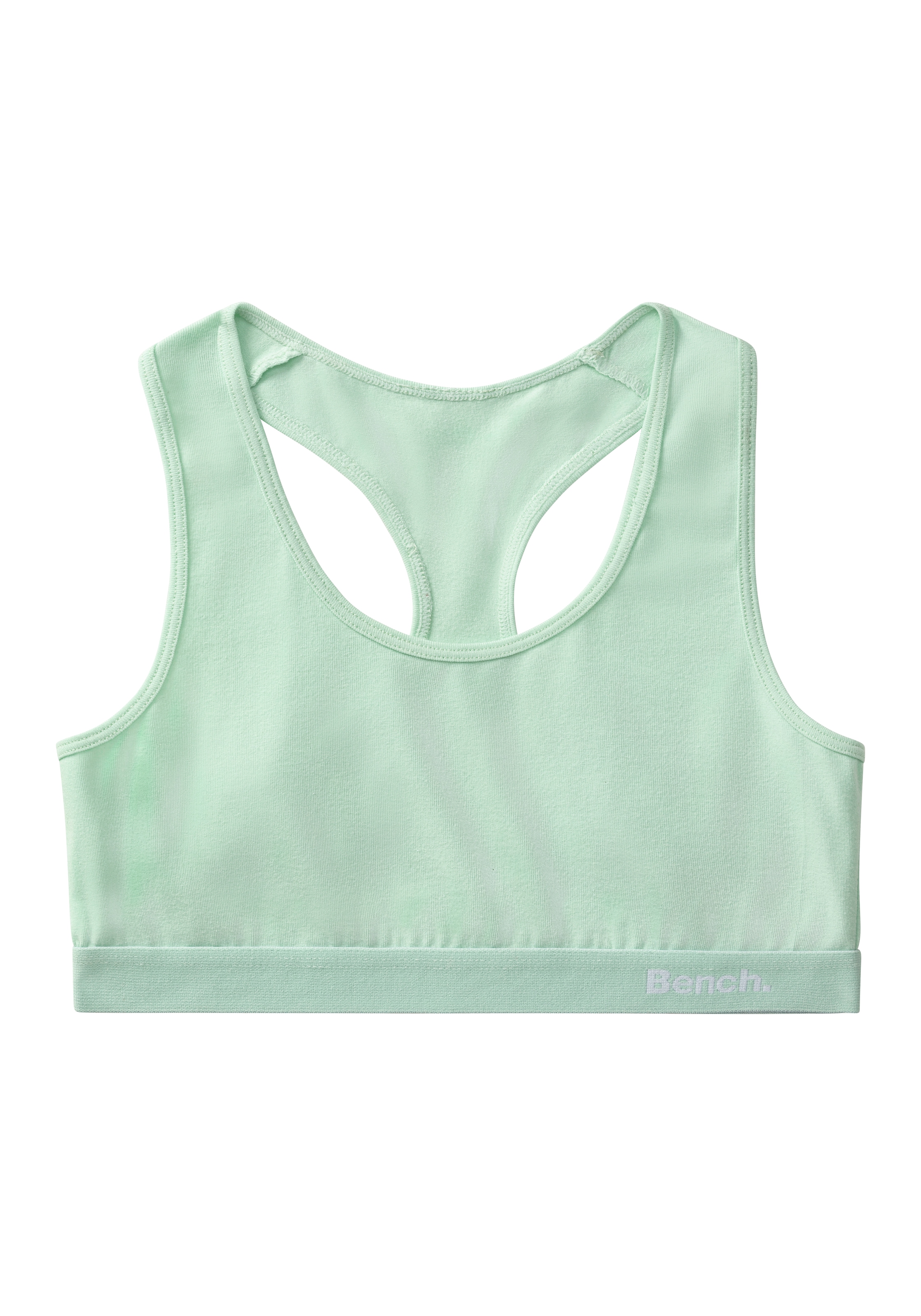 Bench. Bustier Packung, 3 im sportlichen Look mit Ringerrücken