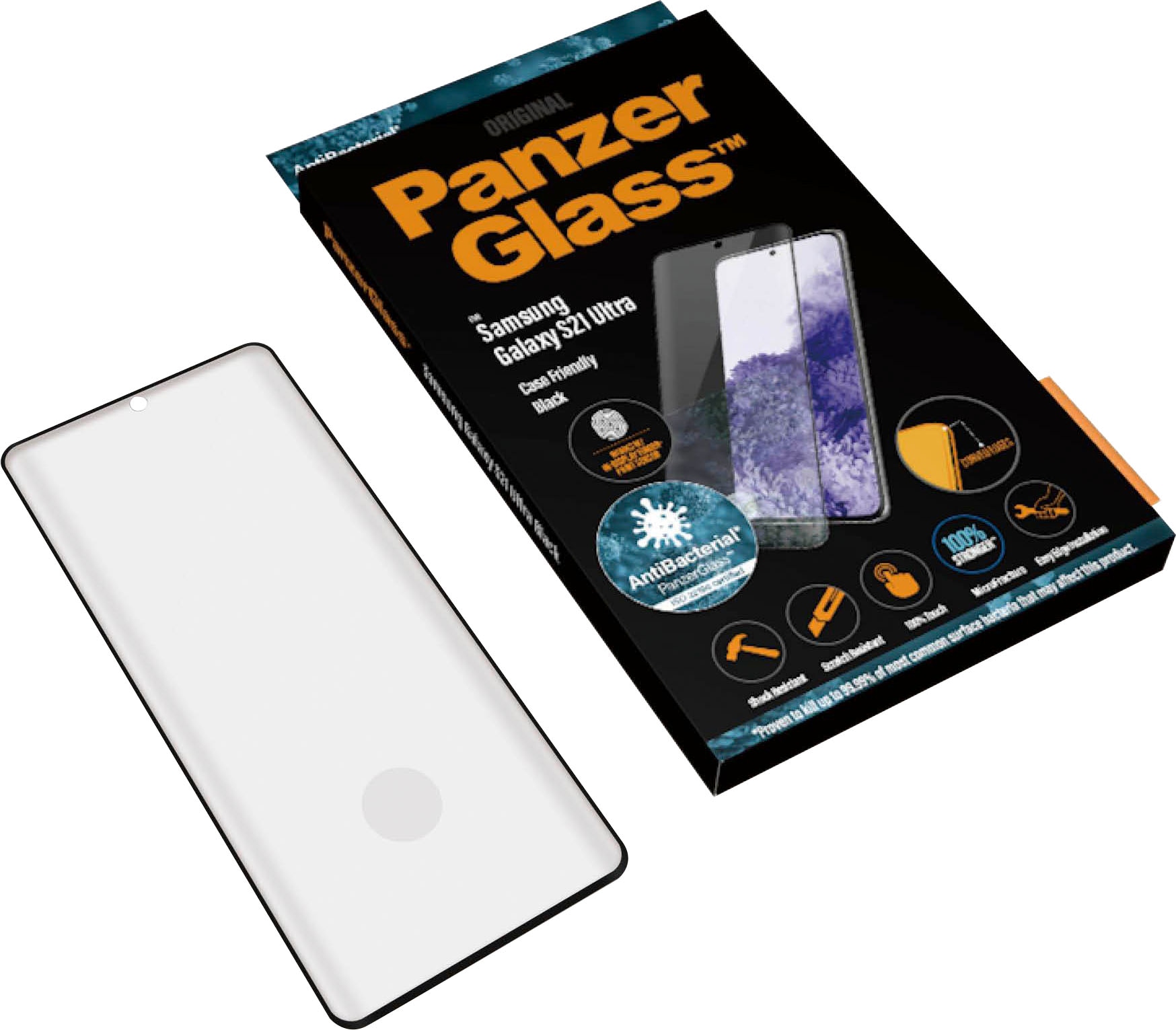 PanzerGlass Film de protection d'écran »7258« für Galaxy S21 Ultra