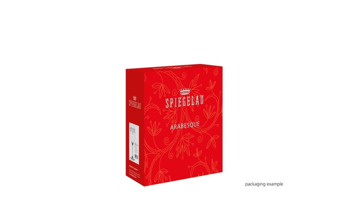 Eulenspiegel Verre à vin rouge »Spiegelau Rotweinglas Arabesque 810 ml, 2 Stück, Transparent« Aromaentfaltung, Brillianz, Kristallklar