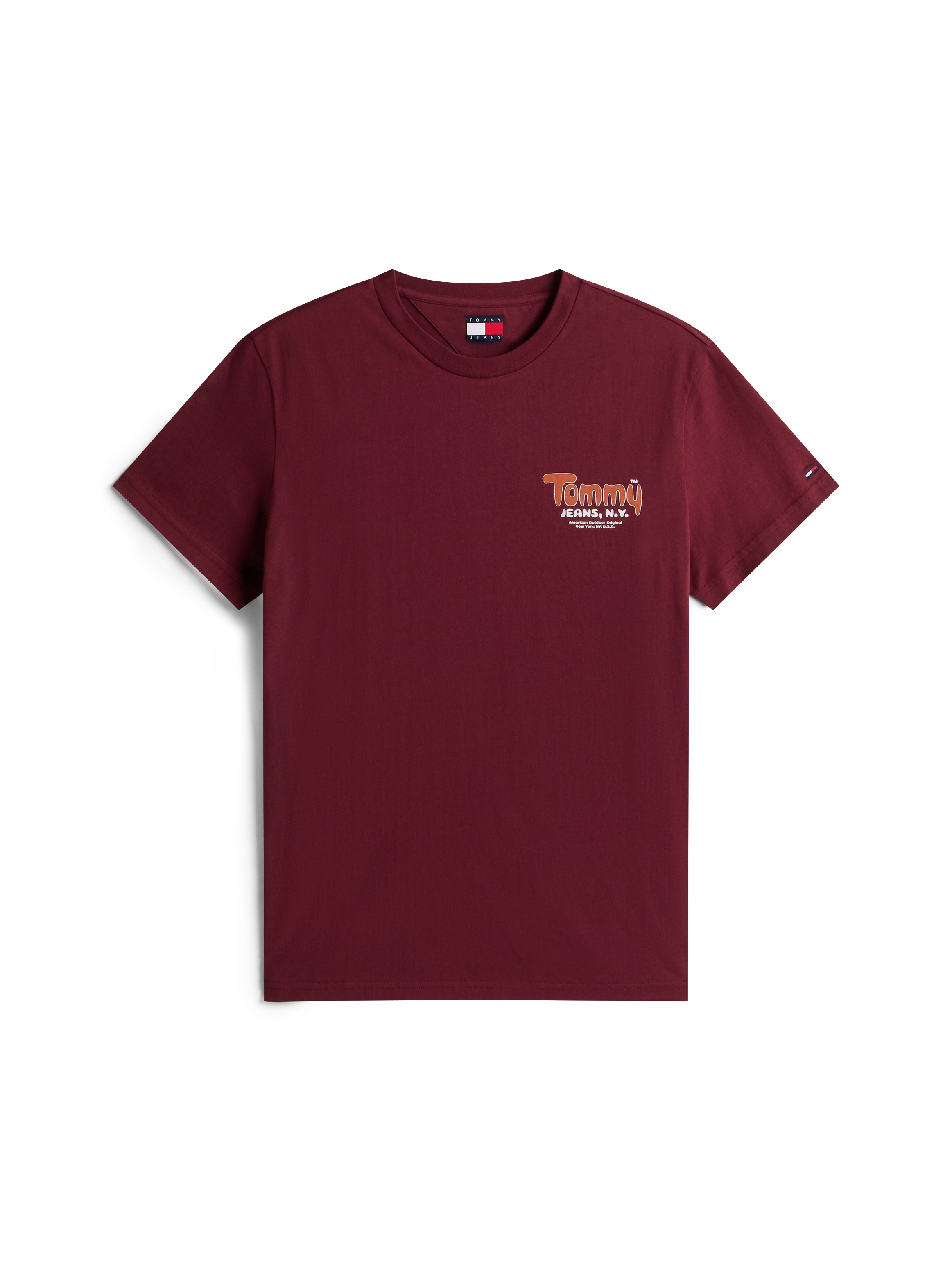 Tommy Jeans T-Shirt »FONT PLAY TEE« Slim fit mit Rundhalsausschnitt