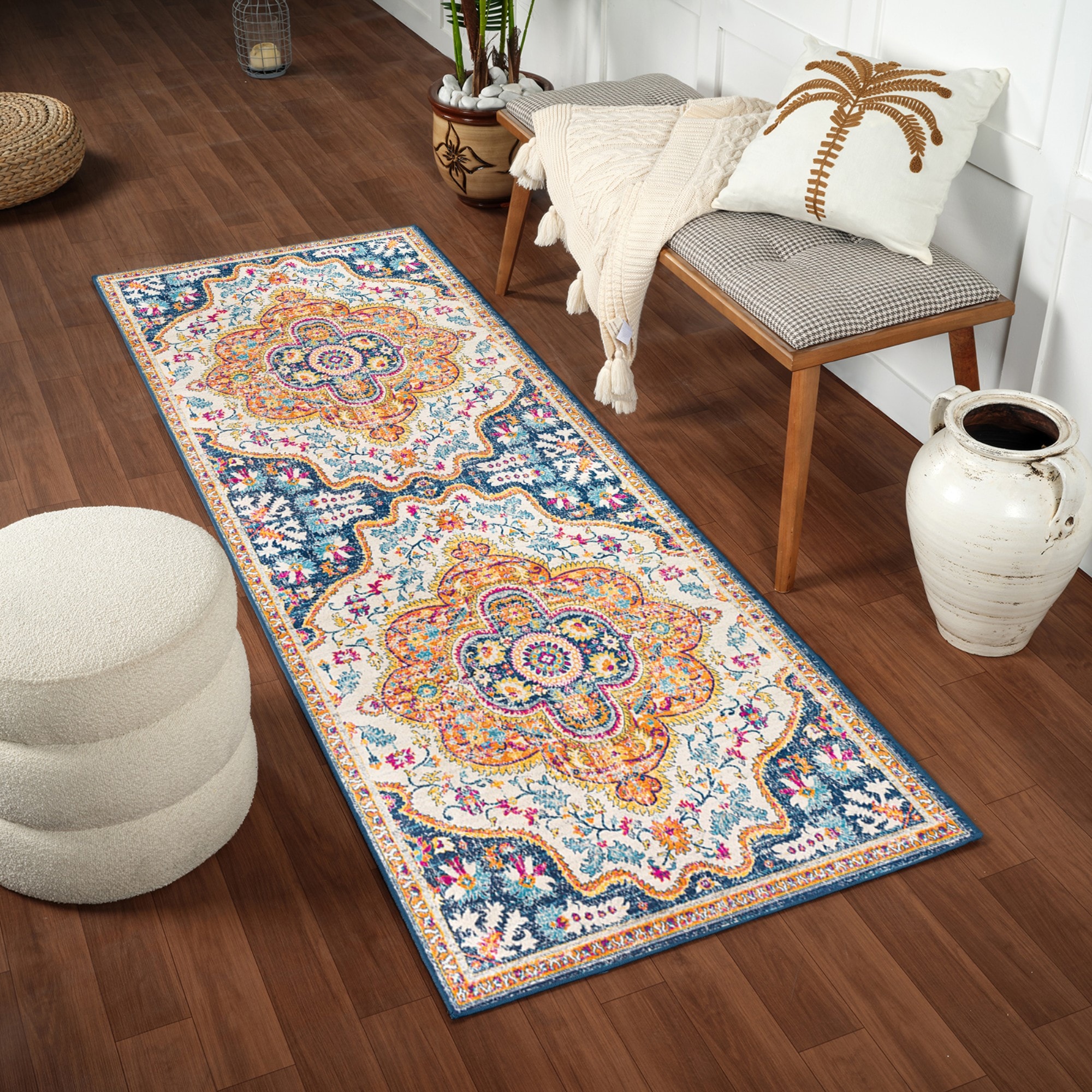 Livabliss Tapis »AMBATO« Rectangulaire 10 mm Höhe tapis vintage orientale style bohème