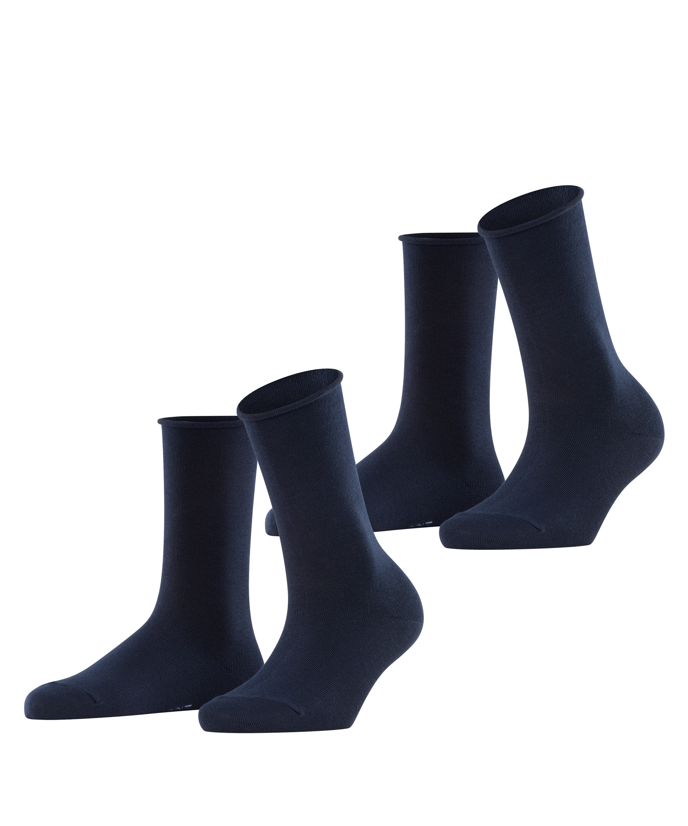 Esprit Chaussettes »Basic Pure« 2 paires, 2 Couple tlg. sans bordure serrante, chaussette basique, chaussettes unies respirantes