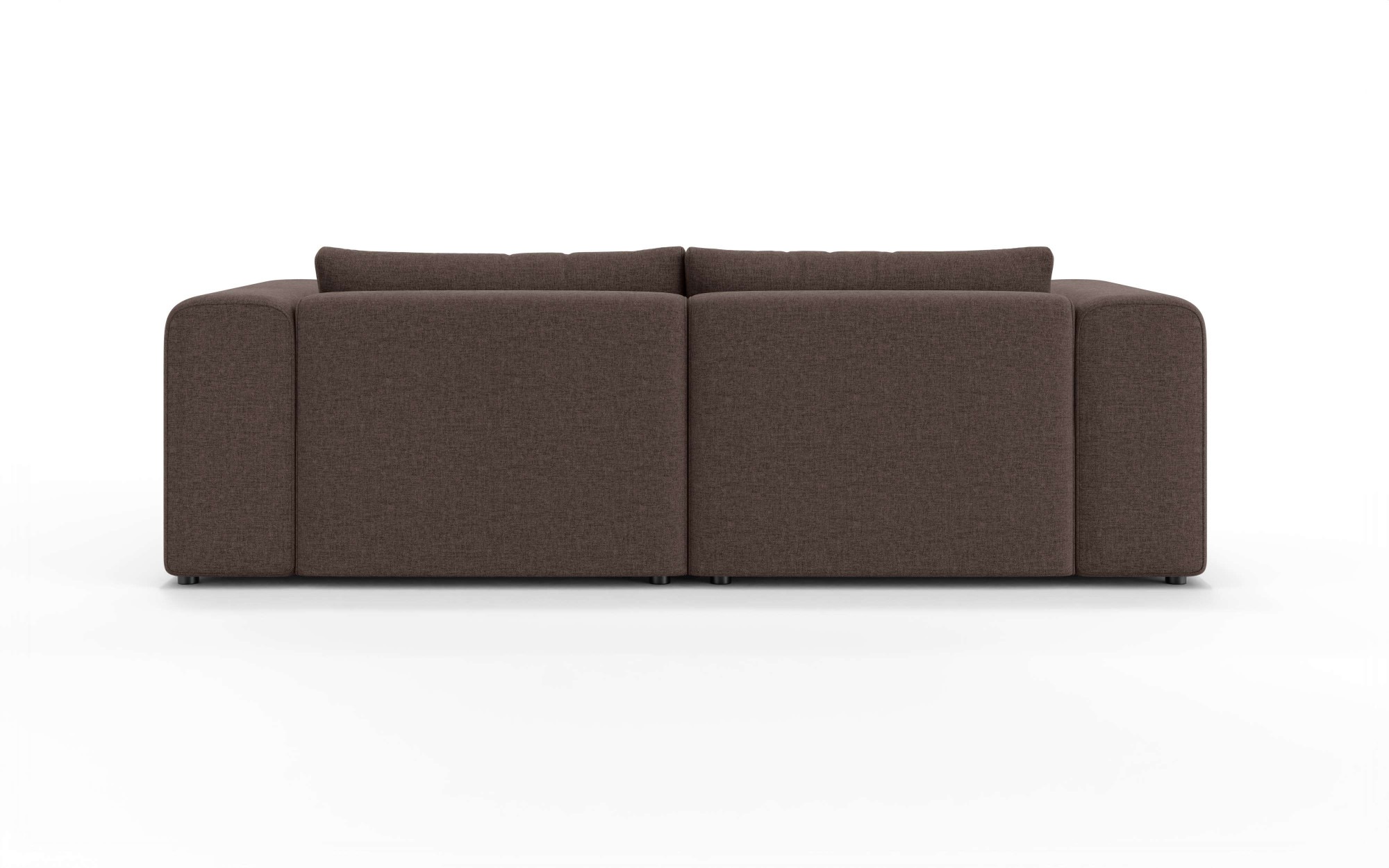 GOODproduct Canapé d'angle »TIARRA Design-Sofa mit Ottomane recht/links bestellbar, Breite 241 cm« L-Form mit hochelastischer Schaum und Wellenunterfederung